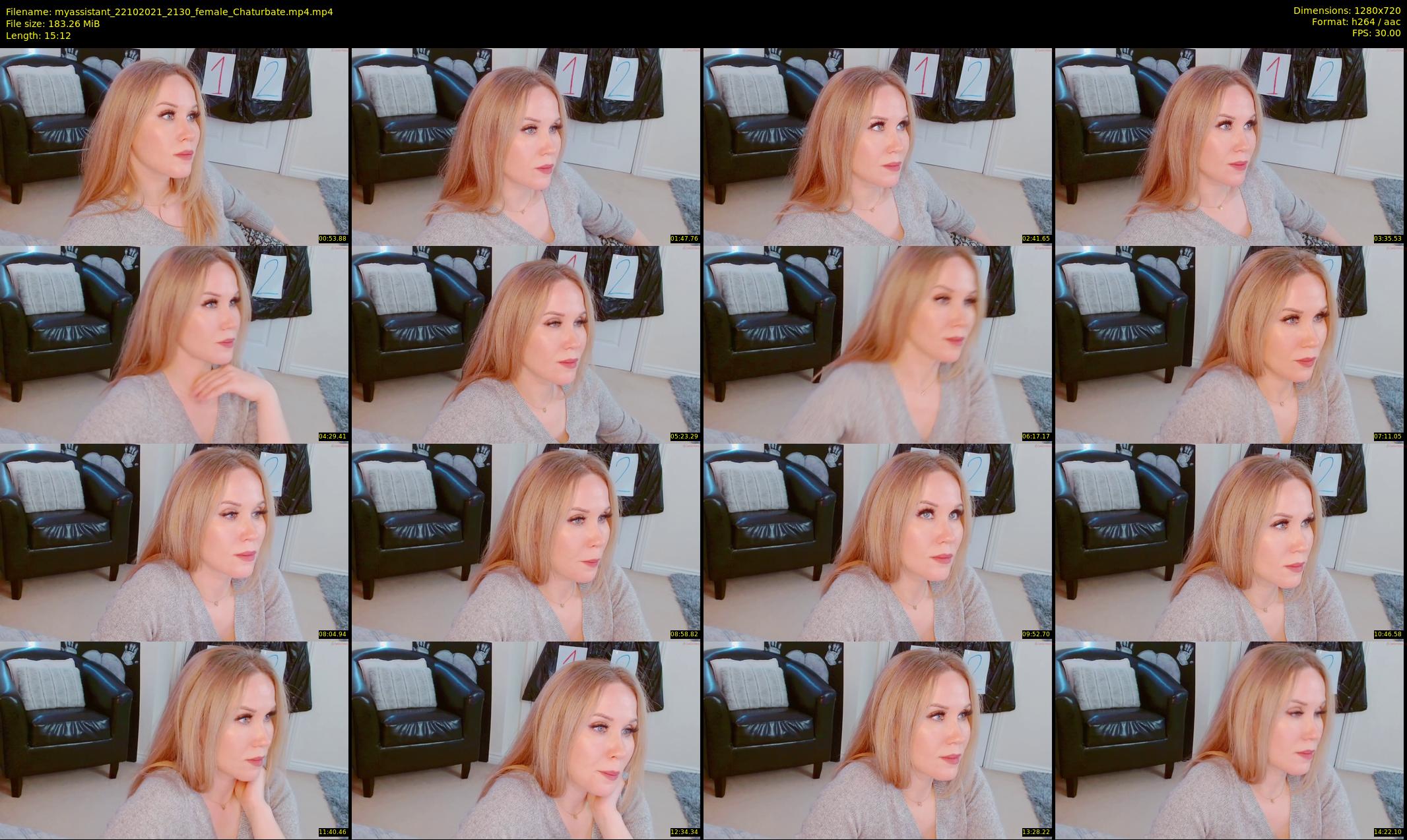 myassistant — 16 minute Chaturbate female cam show recording, 720p, Oct 22, 2021