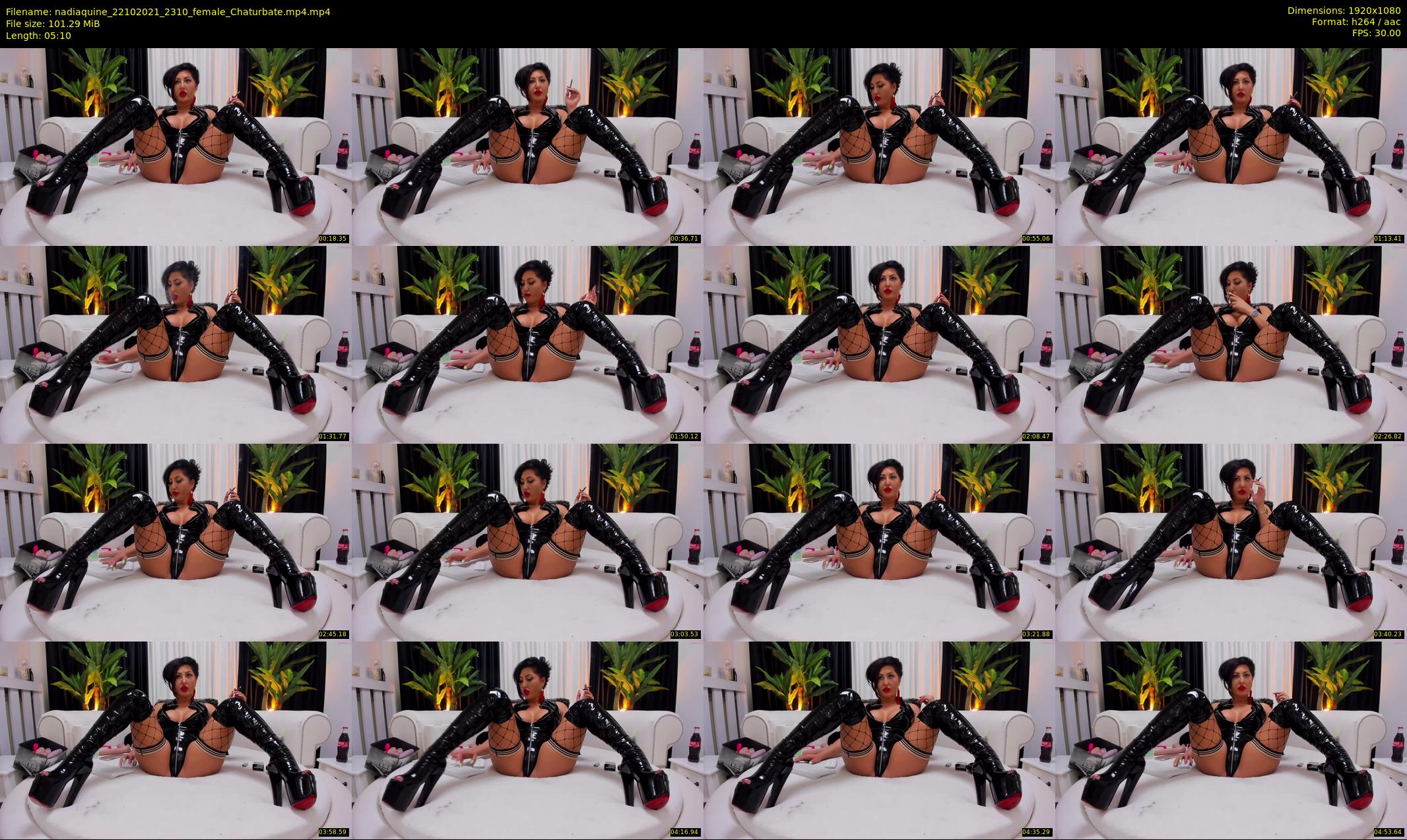 nadiaquine — 6 minute Chaturbate female cam show recording, 1080p, Oct 22, 2021