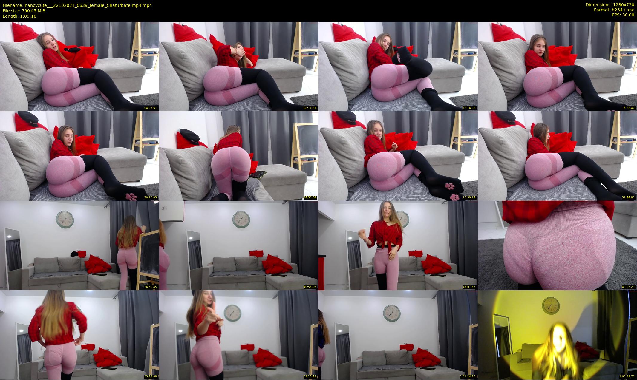 nancycute__ — 70 minute Chaturbate female cam show recording, 720p, Oct 22, 2021