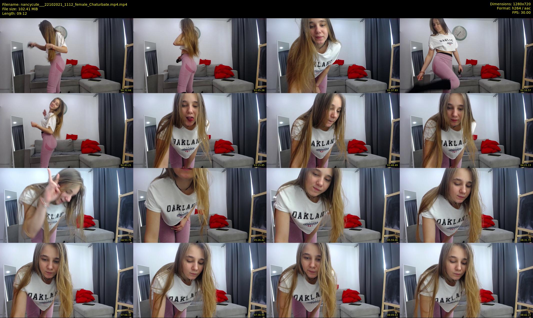 nancycute__ — 10 minute Chaturbate female cam show recording, 720p, Oct 22, 2021