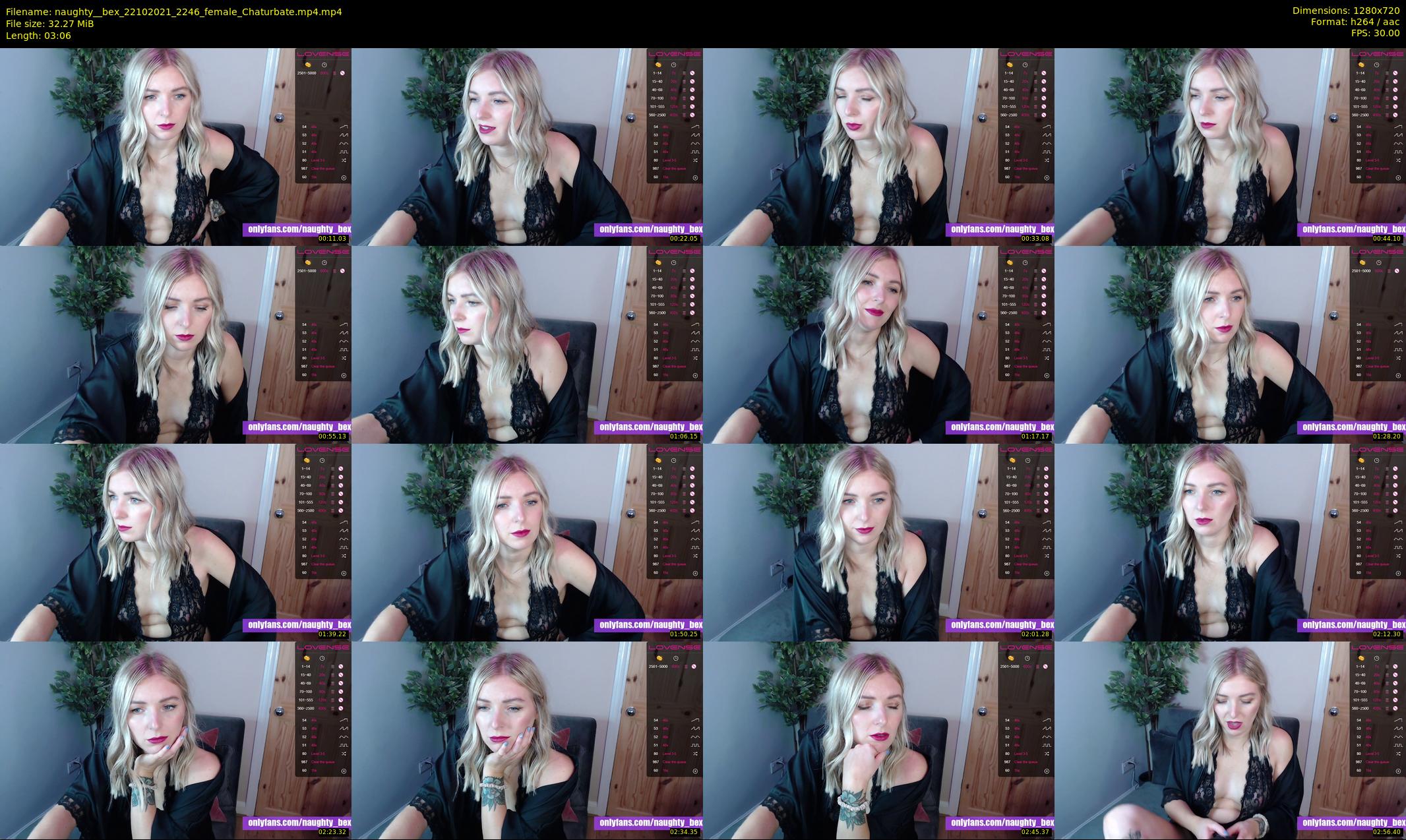 naughty__bex — 4 minute Chaturbate female cam show recording, 720p, Oct 22, 2021