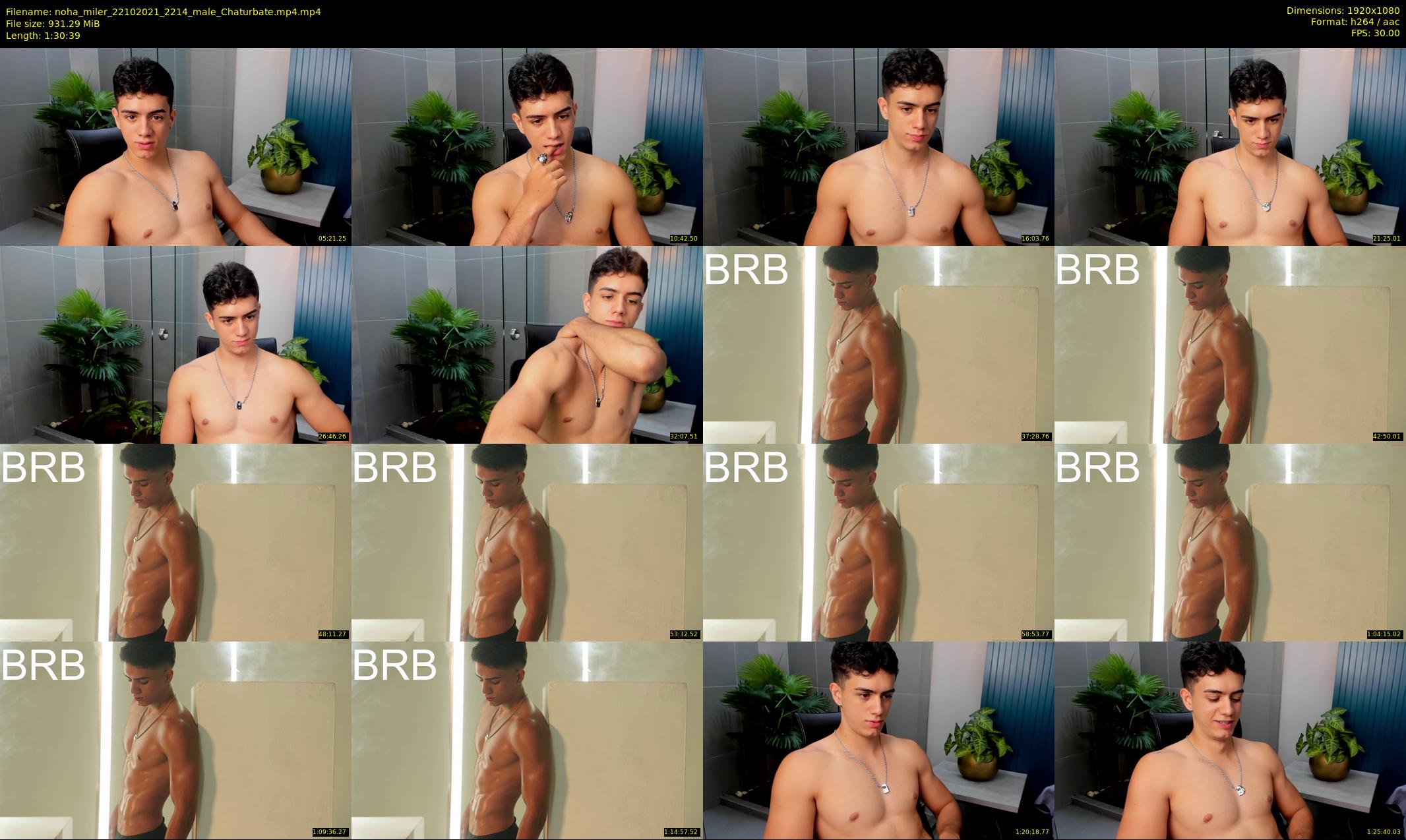 noha_miler — 91 minute Chaturbate male cam show recording, 1080p, Oct 22, 2021