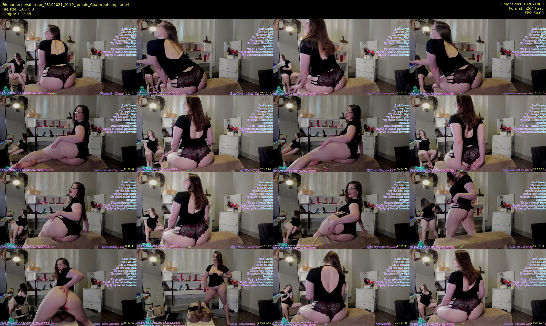 novaharper — 73 minute Chaturbate female cam show recording, 1080p, Oct 23, 2021