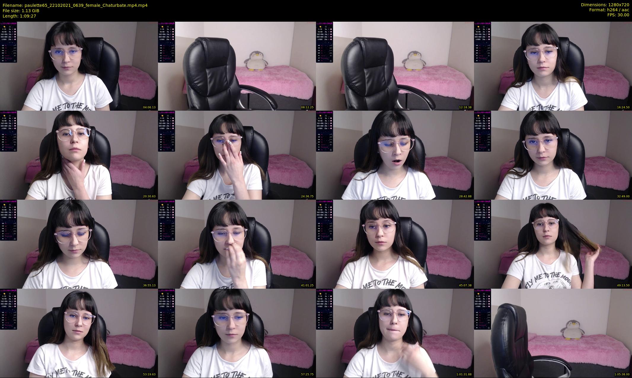 paulette65 — 70 minute Chaturbate female cam show recording, 720p, Oct 22, 2021