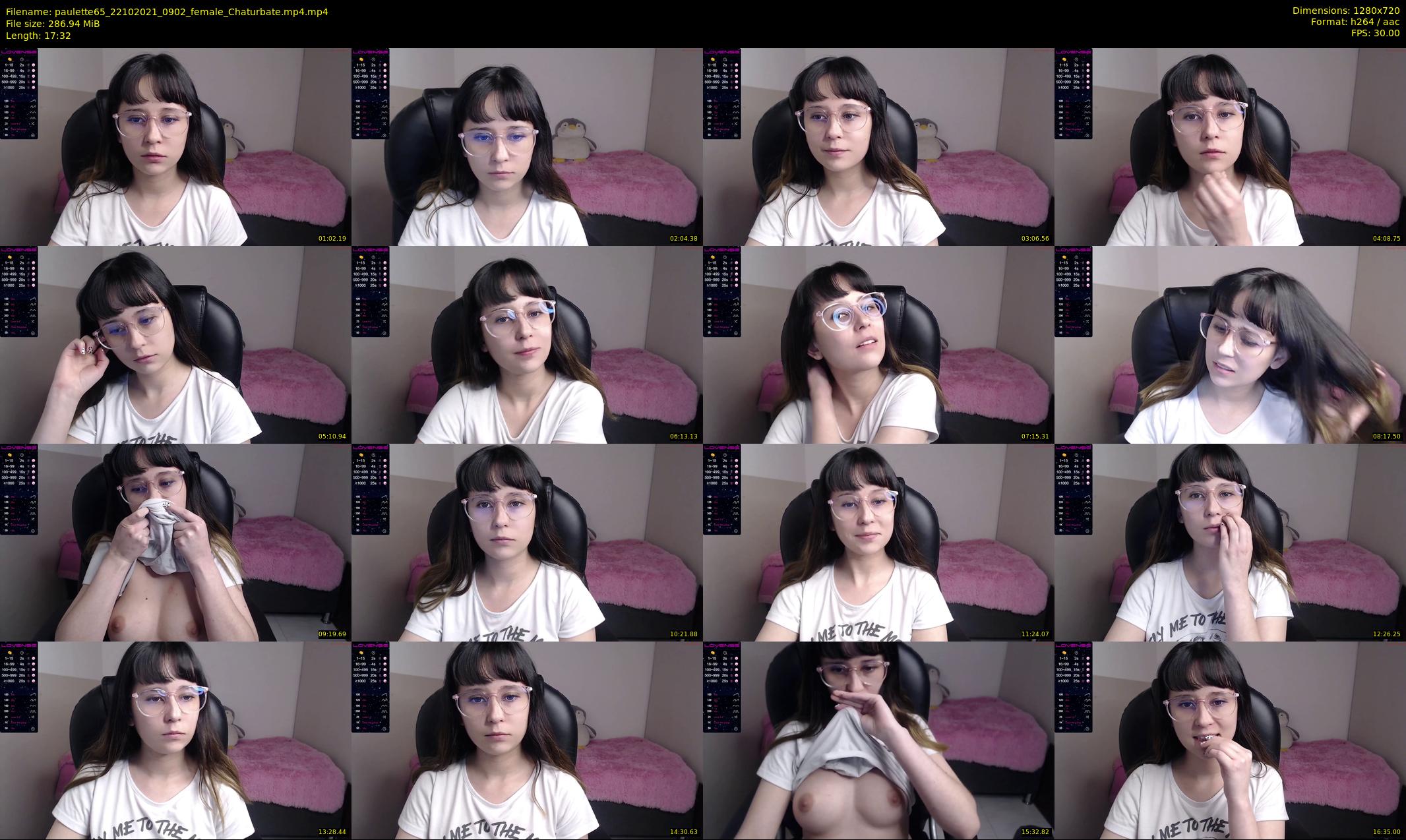 paulette65 — 18 minute Chaturbate female cam show recording, 720p, Oct 22, 2021