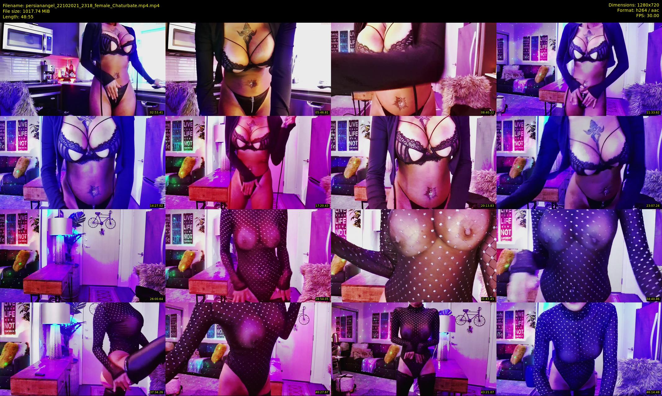 persianangel — 49 minute Chaturbate female cam show recording, 720p, Oct 22, 2021