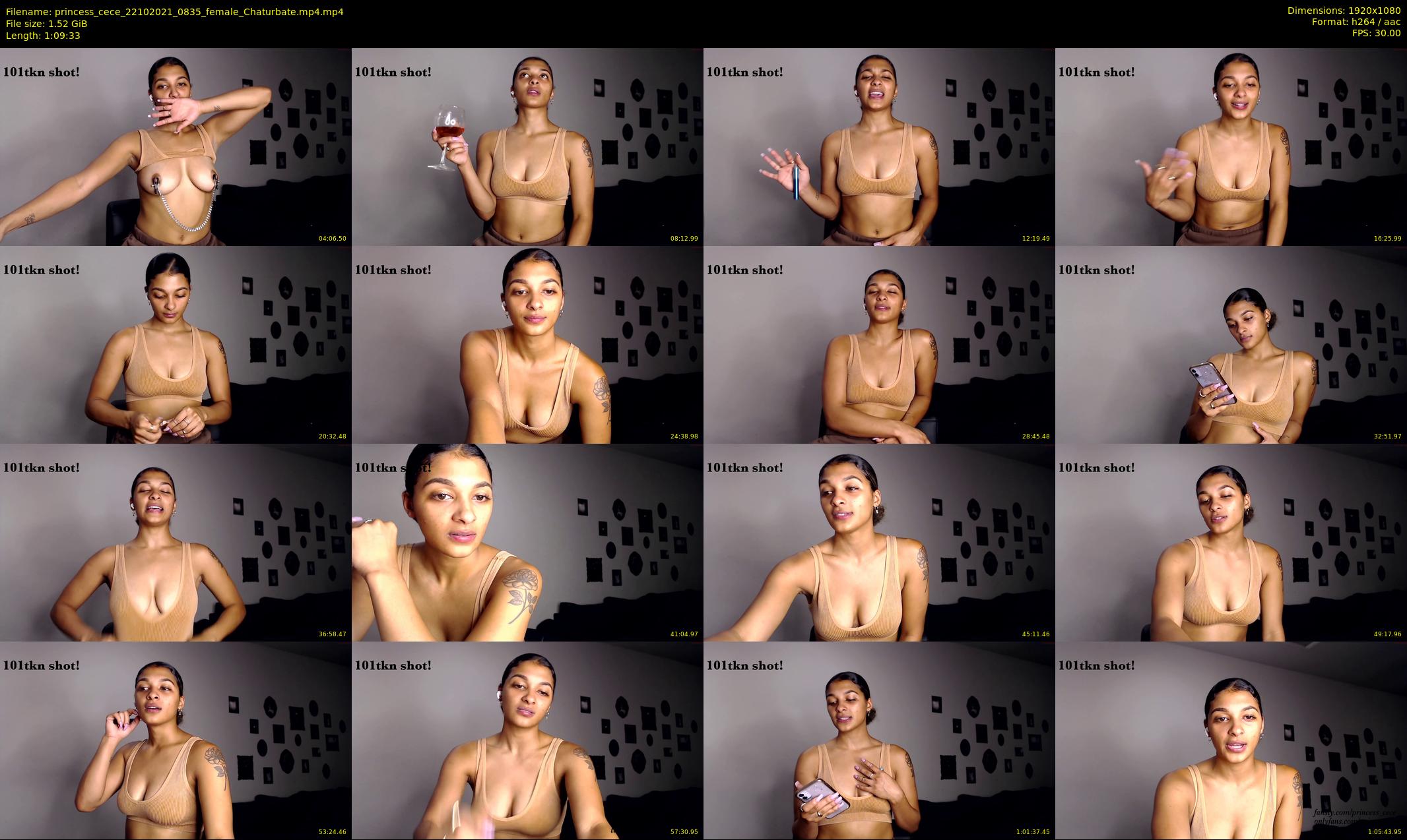 princess_cece — 70 minute Chaturbate female cam show recording, 1080p, Oct 22, 2021