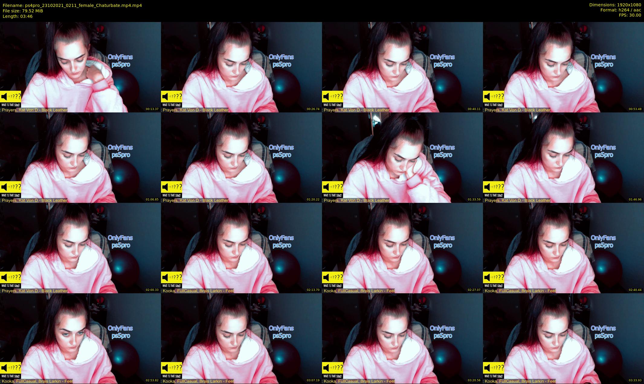 ps4pro — 4 minute Chaturbate female cam show recording, 1080p, Oct 23, 2021