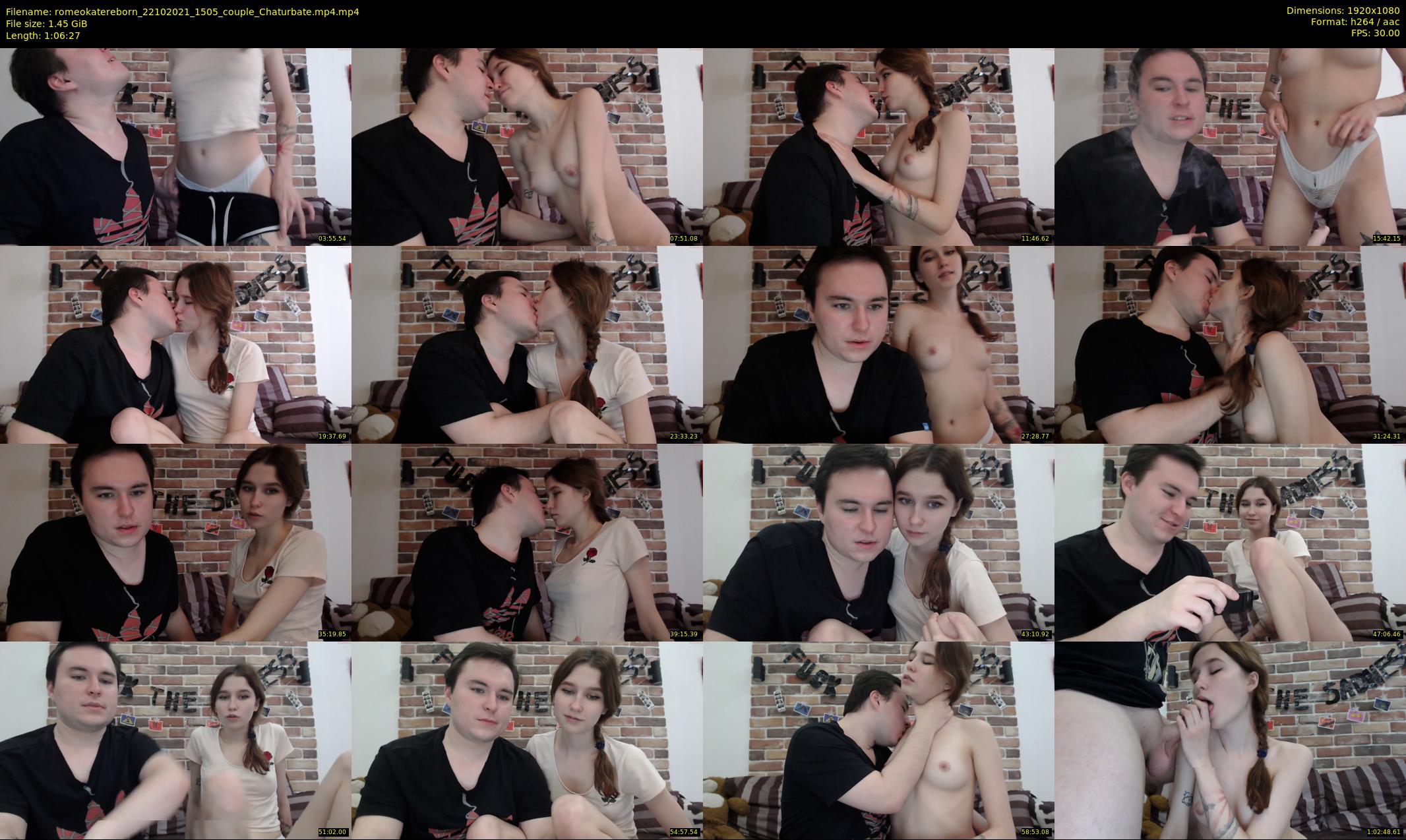 romeokatereborn — 67 minute Chaturbate couple cam show recording, 1080p, Oct 22, 2021