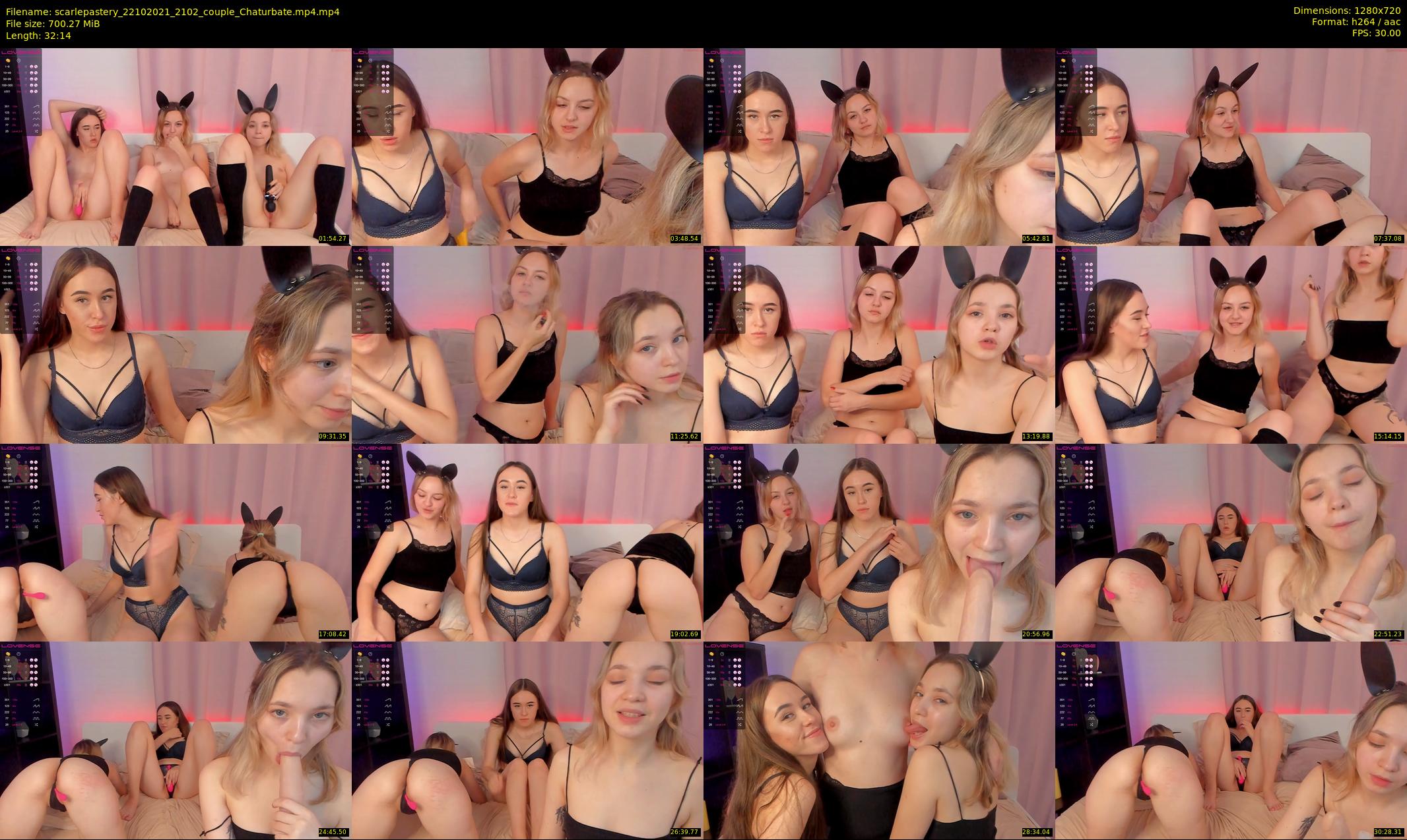 scarlepastery — 33 minute Chaturbate couple cam show recording, 720p, Oct 22, 2021