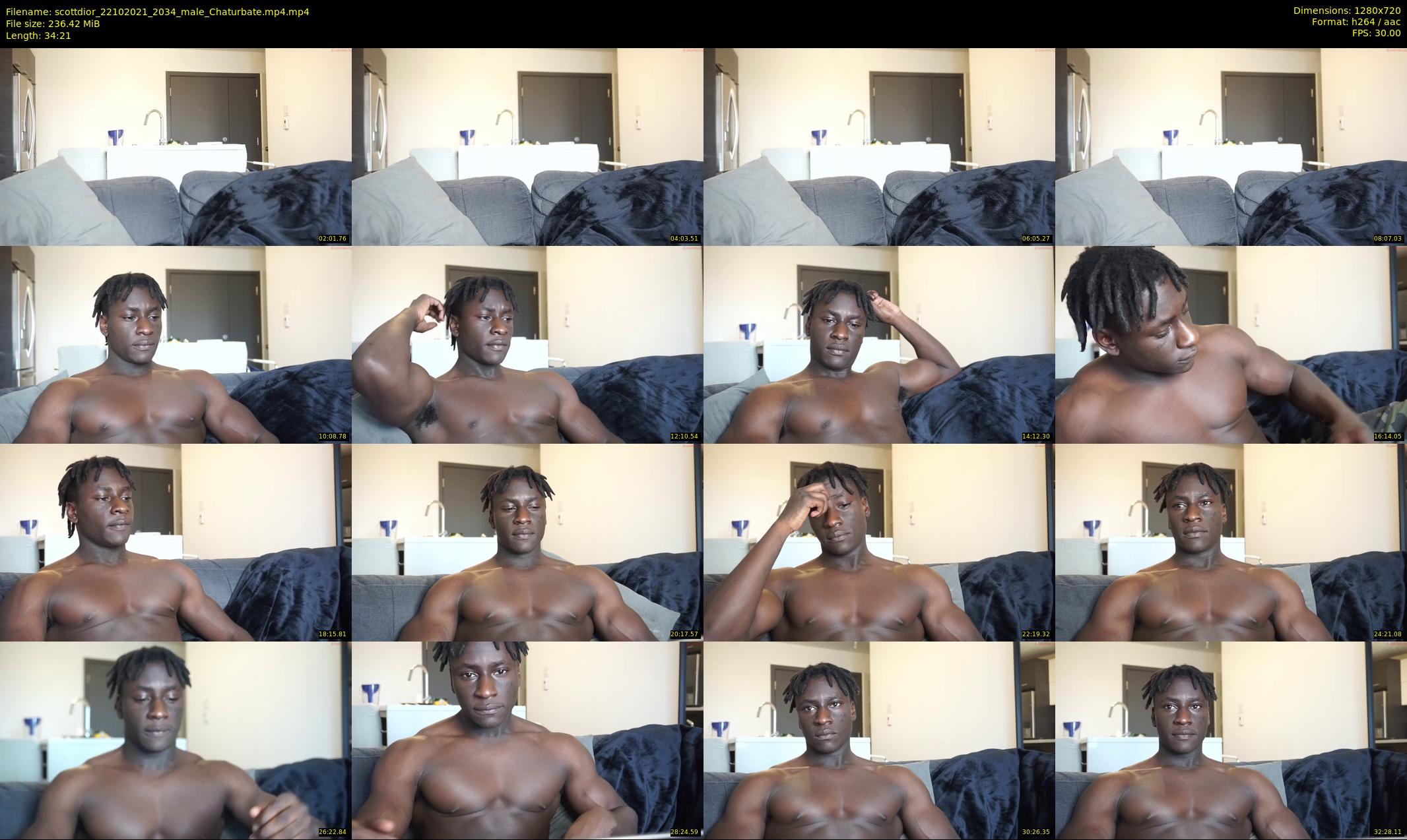 scottdior — 35 minute Chaturbate male cam show recording, 720p, Oct 22, 2021