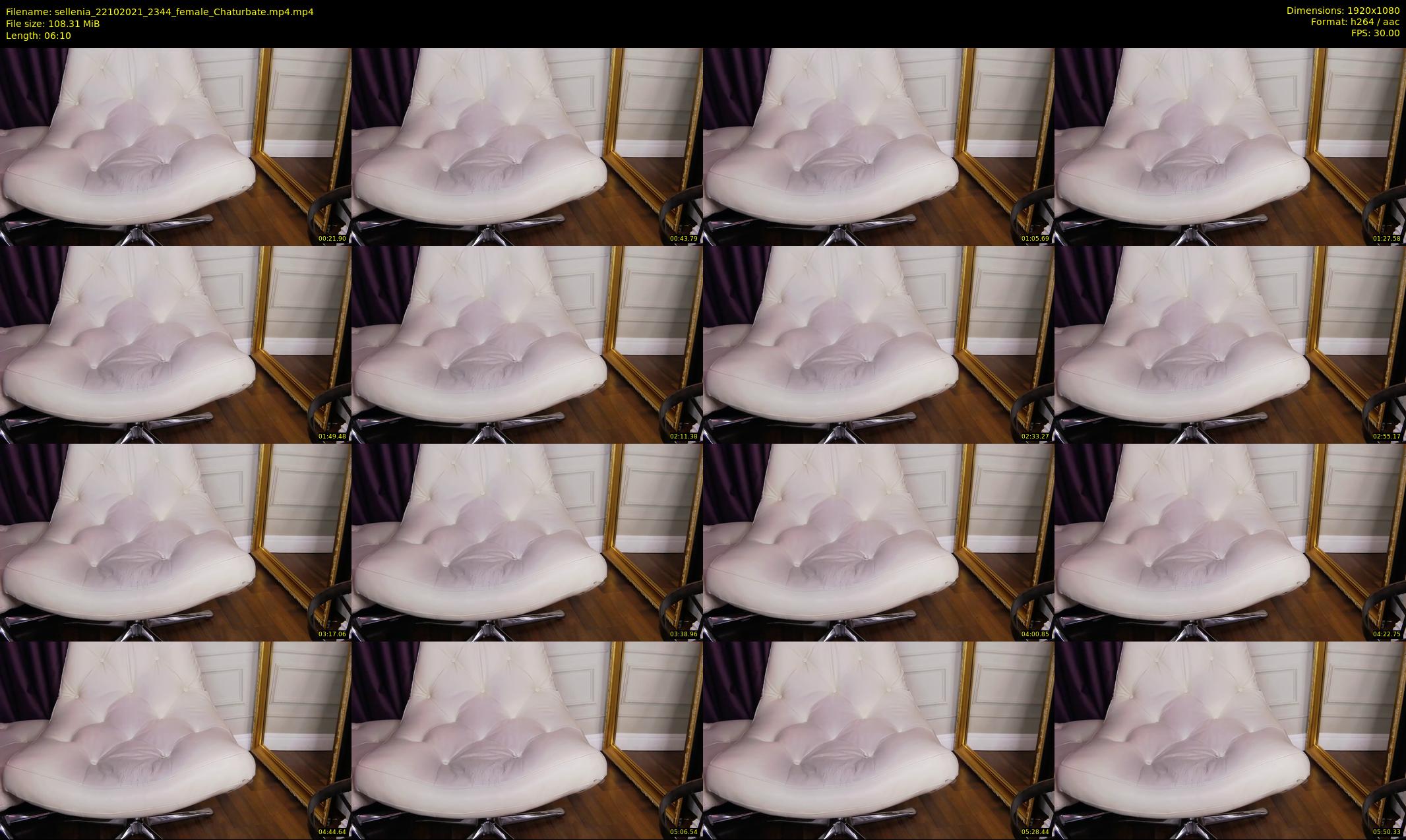 sellenia — 7 minute Chaturbate female cam show recording, 1080p, Oct 22, 2021