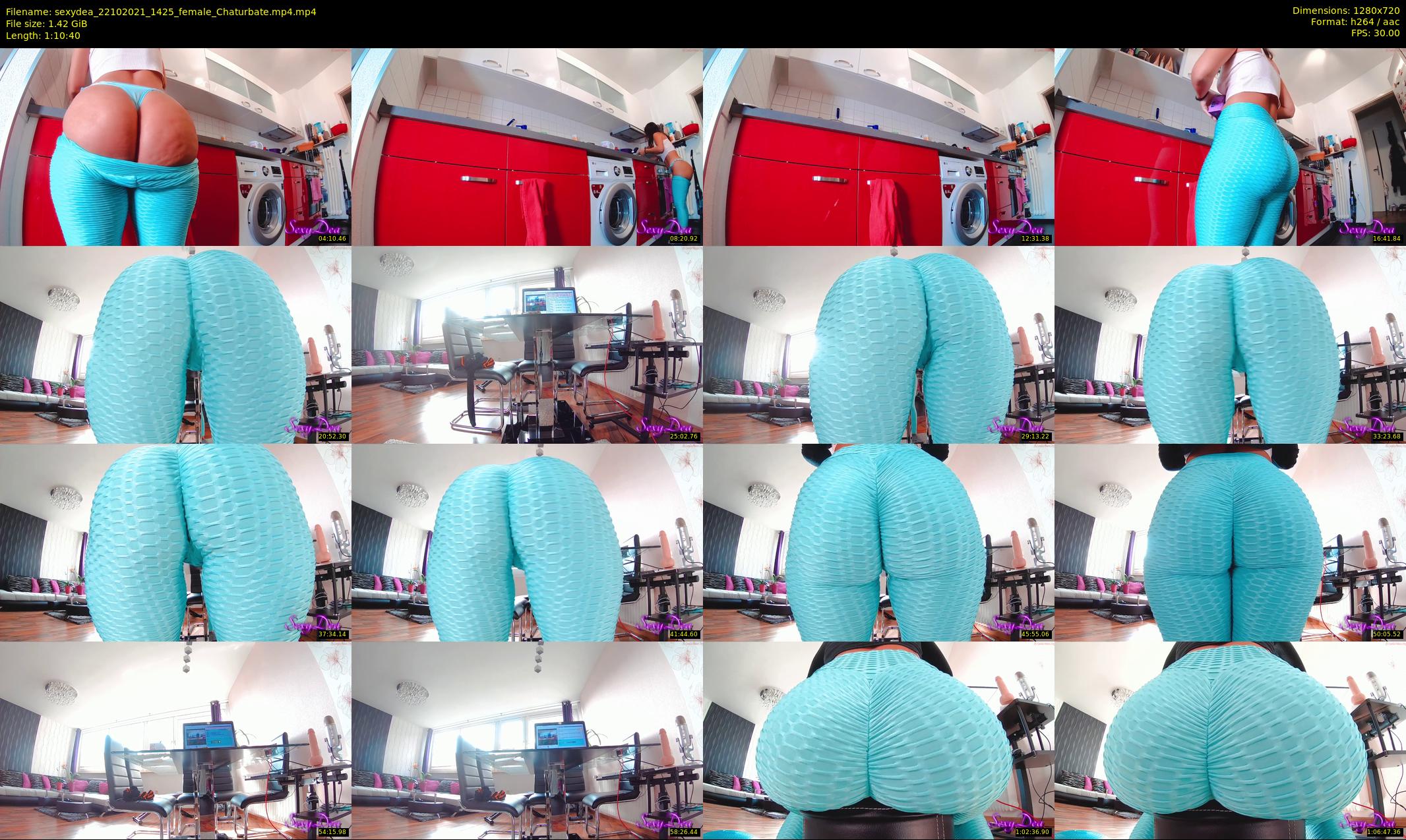 sexydea — 71 minute Chaturbate female cam show recording, 720p, Oct 22, 2021