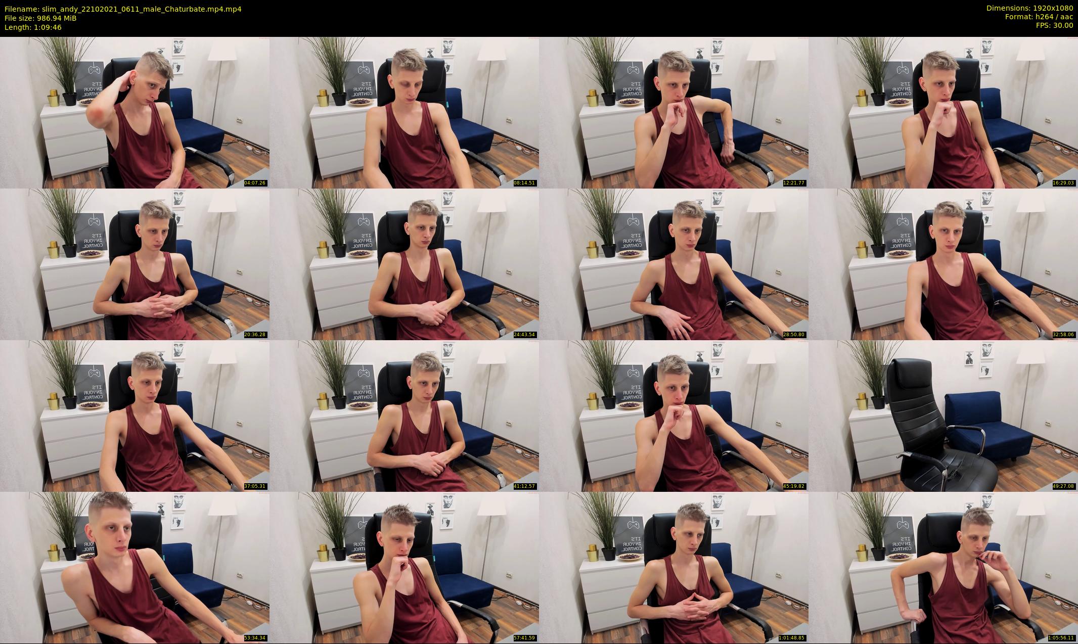 slim_andy — 70 minute Chaturbate male cam show recording, 1080p, Oct 22, 2021