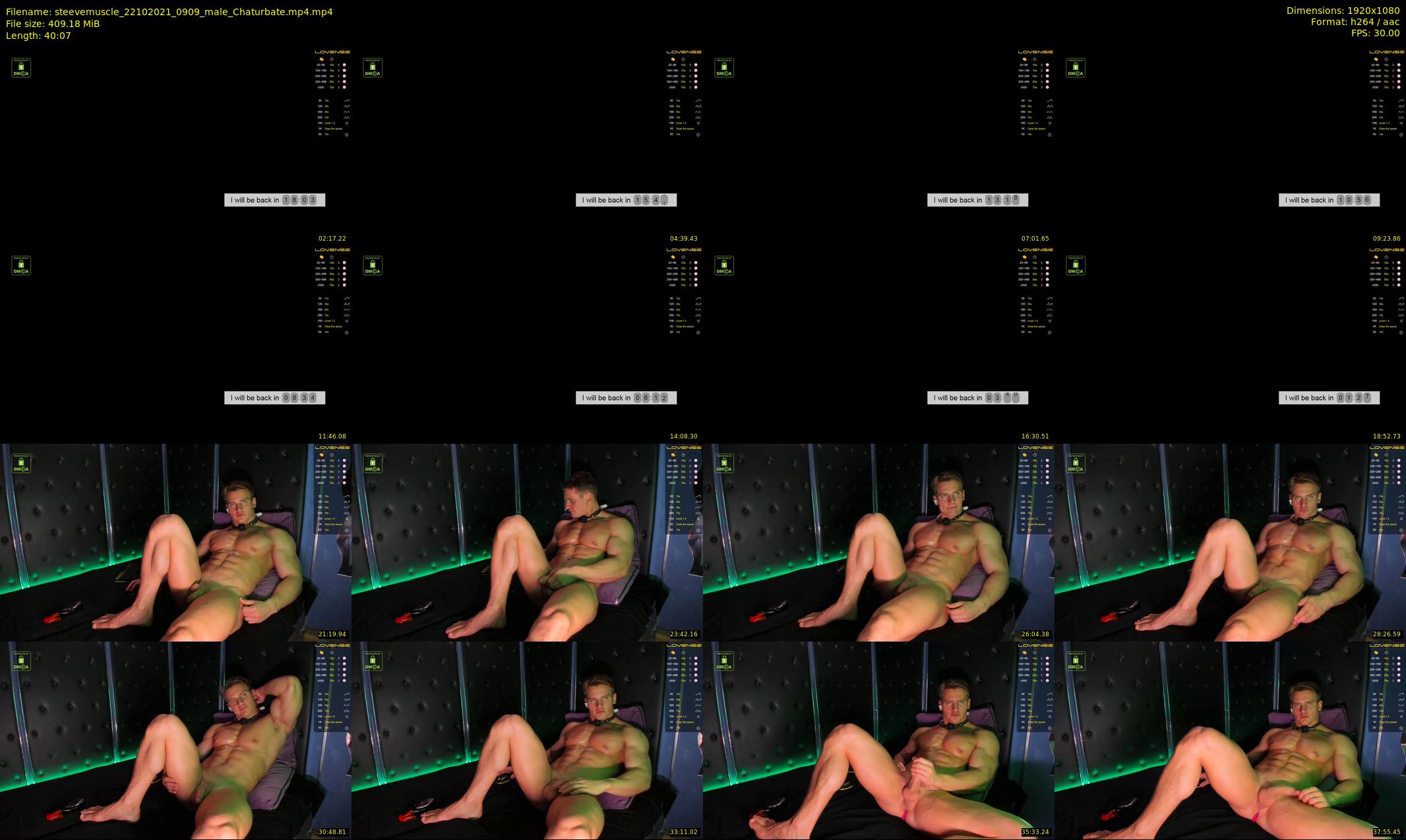 steevemuscle — 41 minute Chaturbate male cam show recording, 1080p, Oct 22, 2021