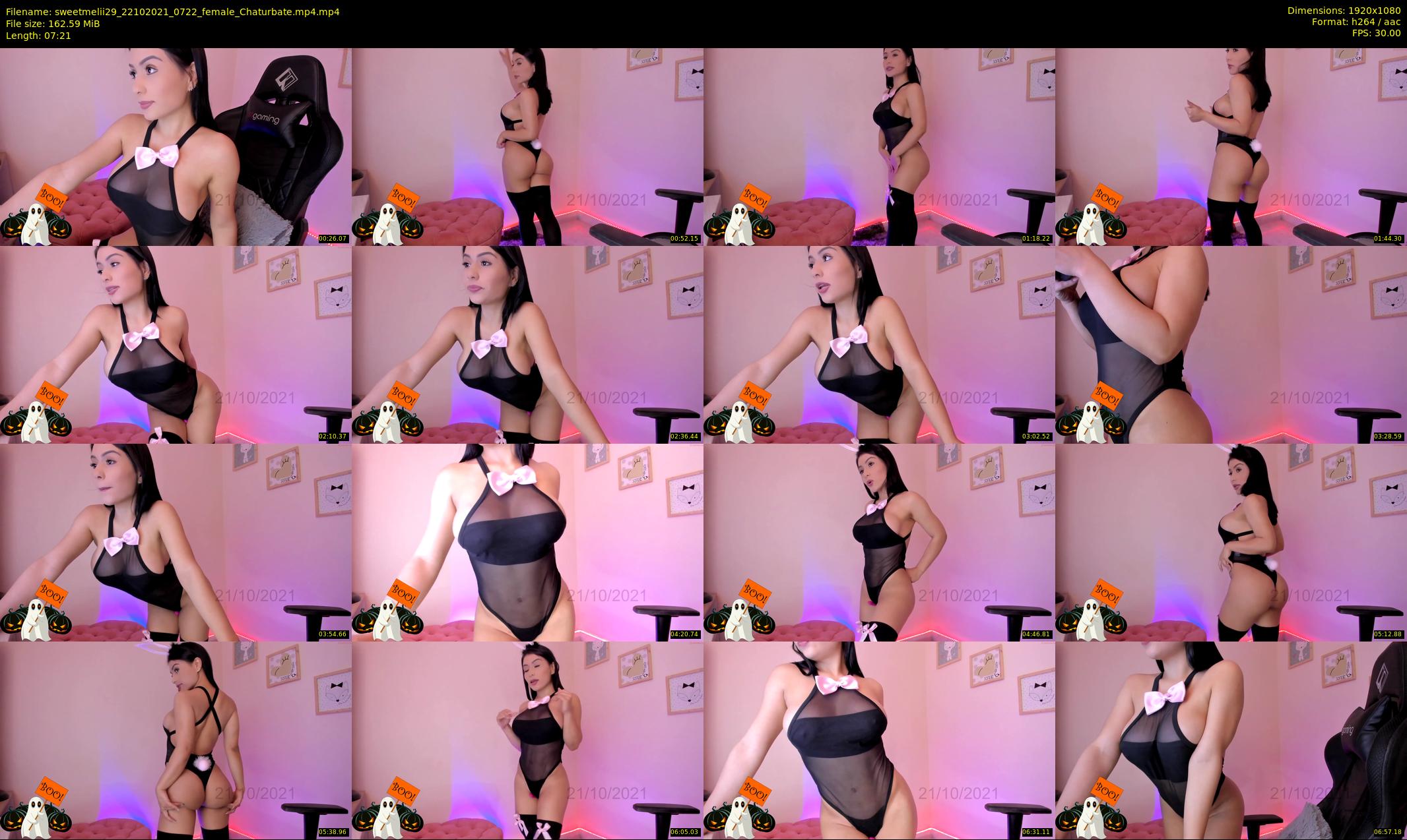 sweetmelii29 — 8 minute Chaturbate female cam show recording, 1080p, Oct 22, 2021