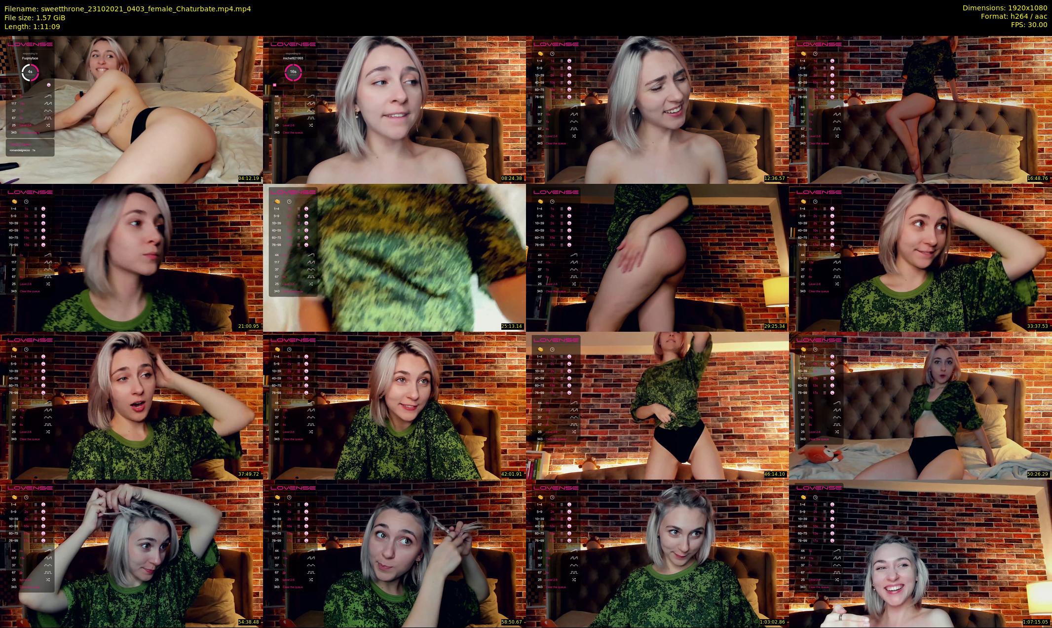 sweetthrone — 72 minute Chaturbate couple cam show recording, 1080p, Oct 23, 2021