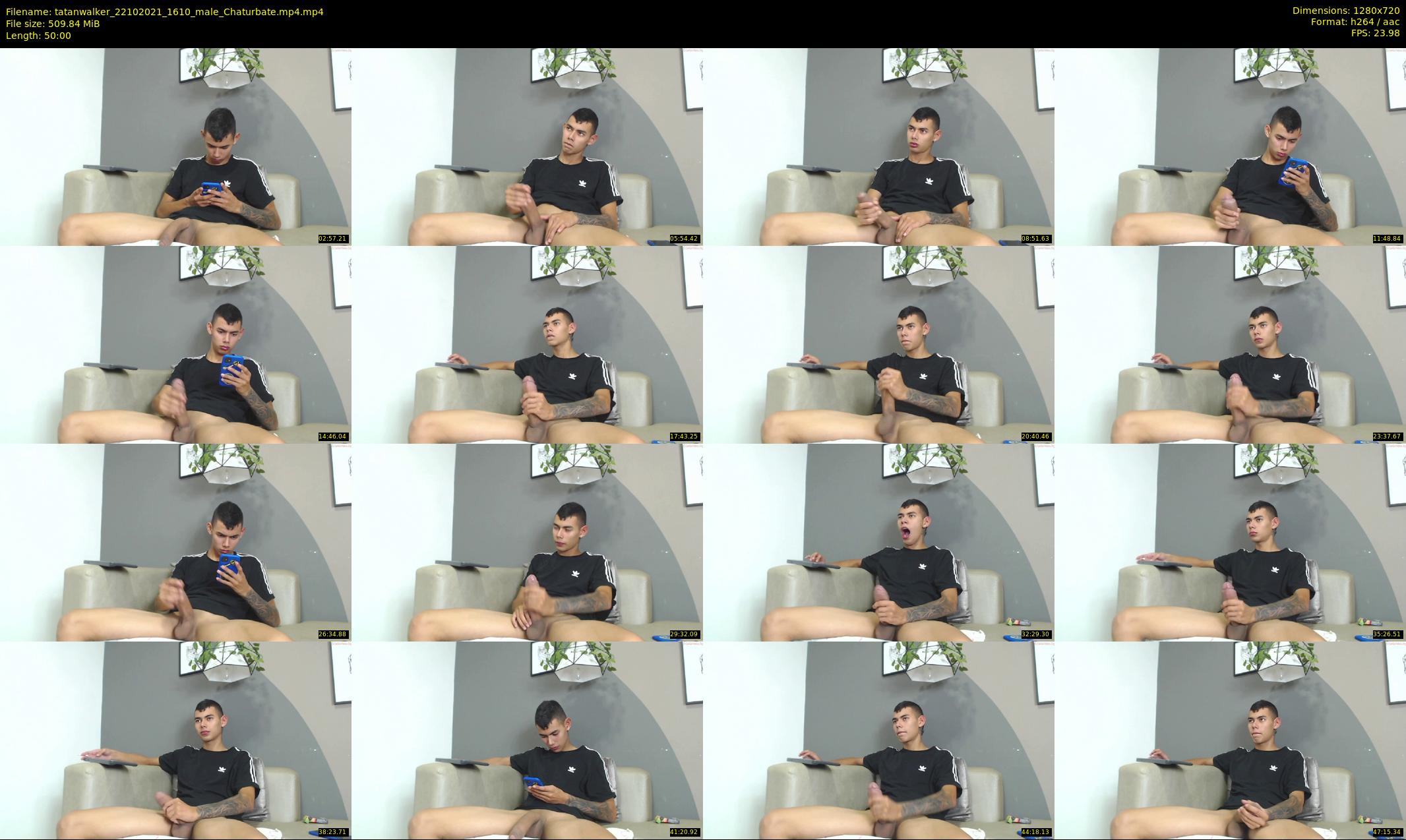 tatanwalker — 50 minute Chaturbate male cam show recording, 720p, Oct 22, 2021