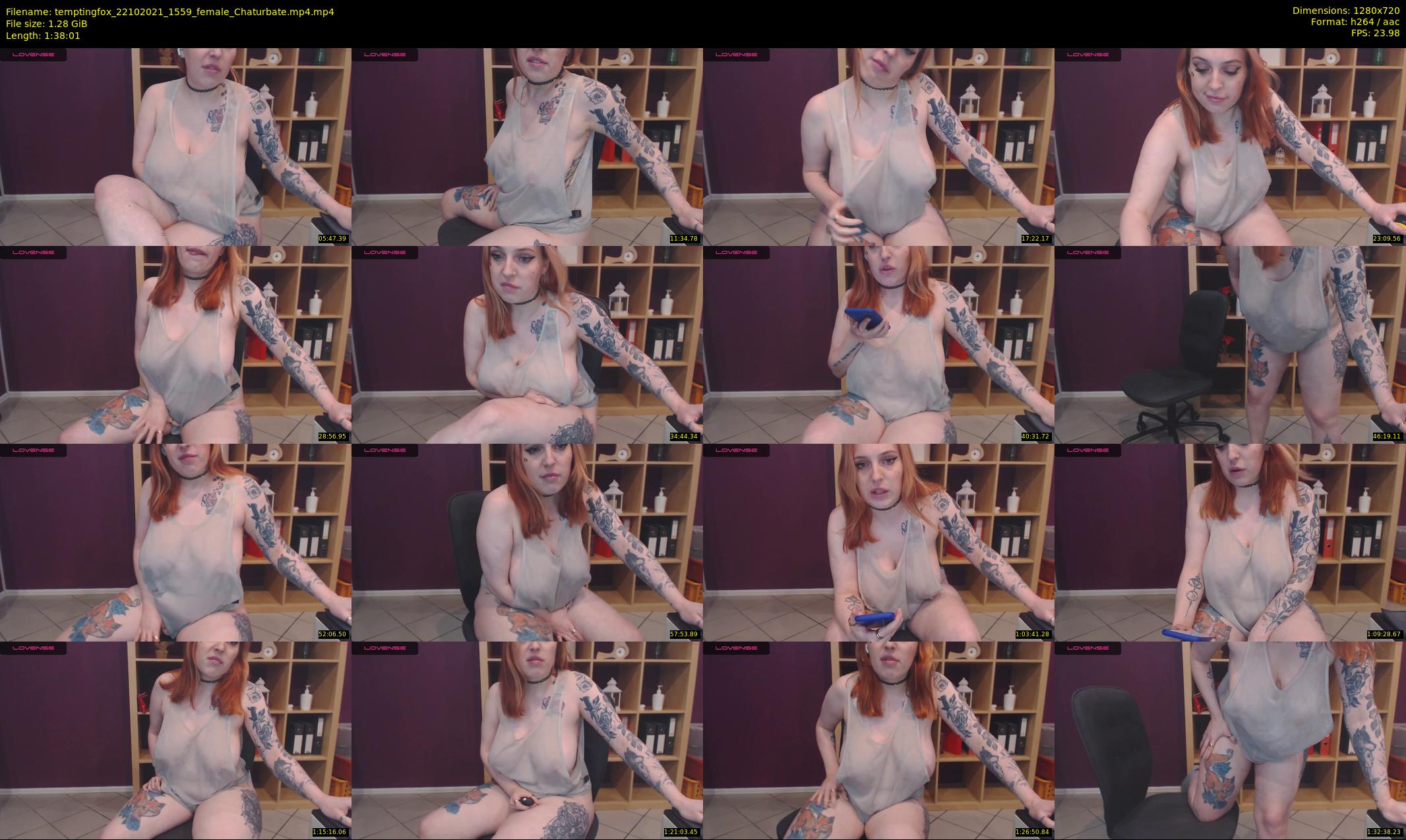 temptingfox — 99 minute Chaturbate female cam show recording, 720p, Oct 22, 2021