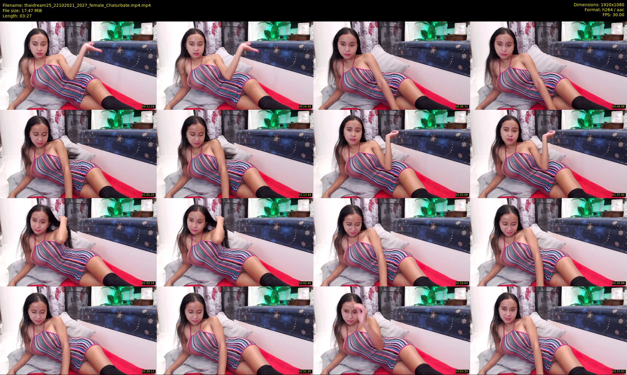 thaidream25 — 4 minute Chaturbate female cam show recording, 1080p, Oct 22, 2021