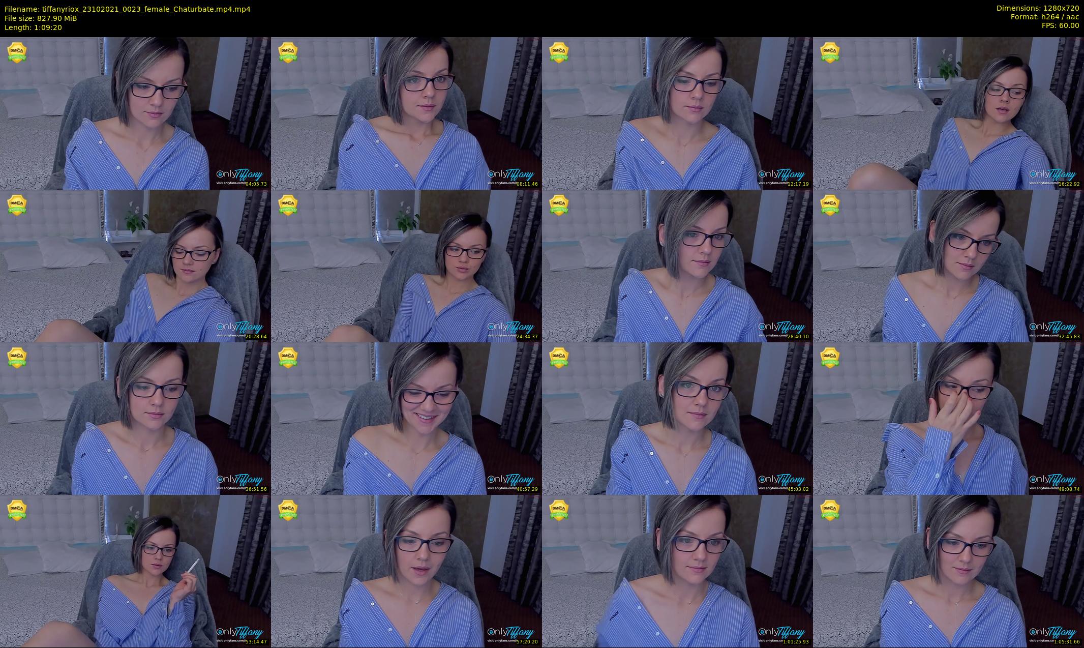 tiffanyriox — 70 minute Chaturbate female cam show recording, 720p, Oct 23, 2021