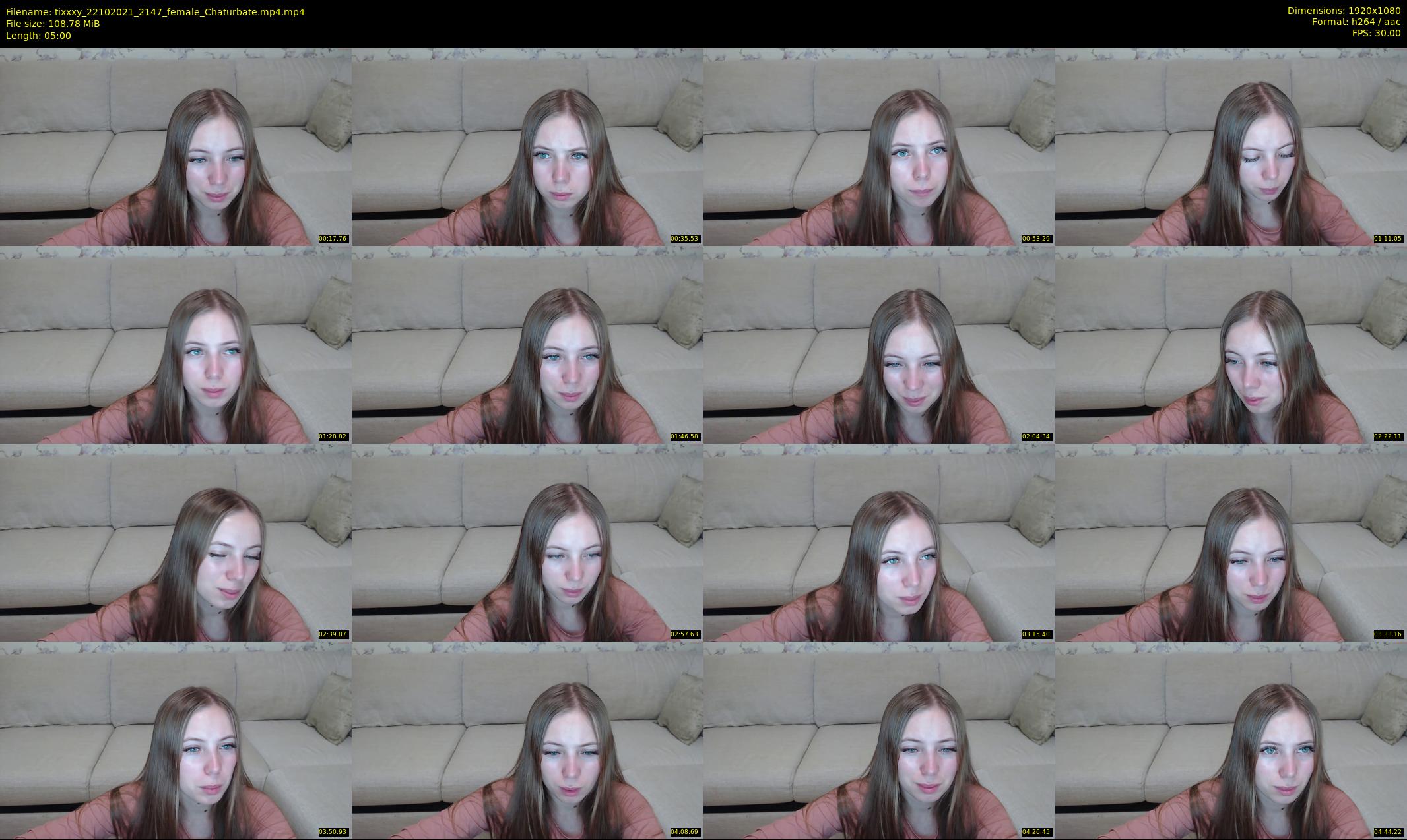 tixxxy — 5 minute Chaturbate female cam show recording, 1080p, Oct 22, 2021