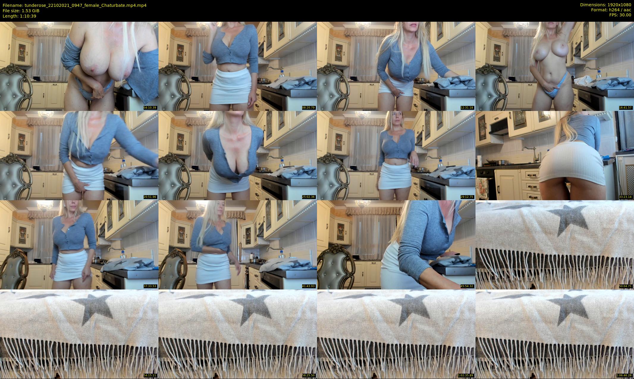 tunderose — 71 minute Chaturbate female cam show recording, 1080p, Oct 22, 2021