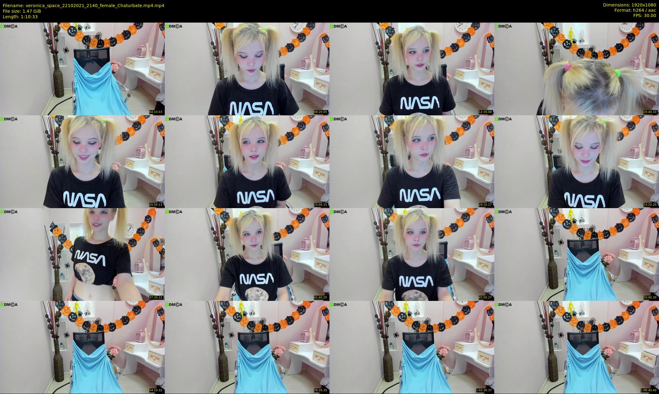 veronica_space — 71 minute Chaturbate female cam show recording, 1080p, Oct 22, 2021