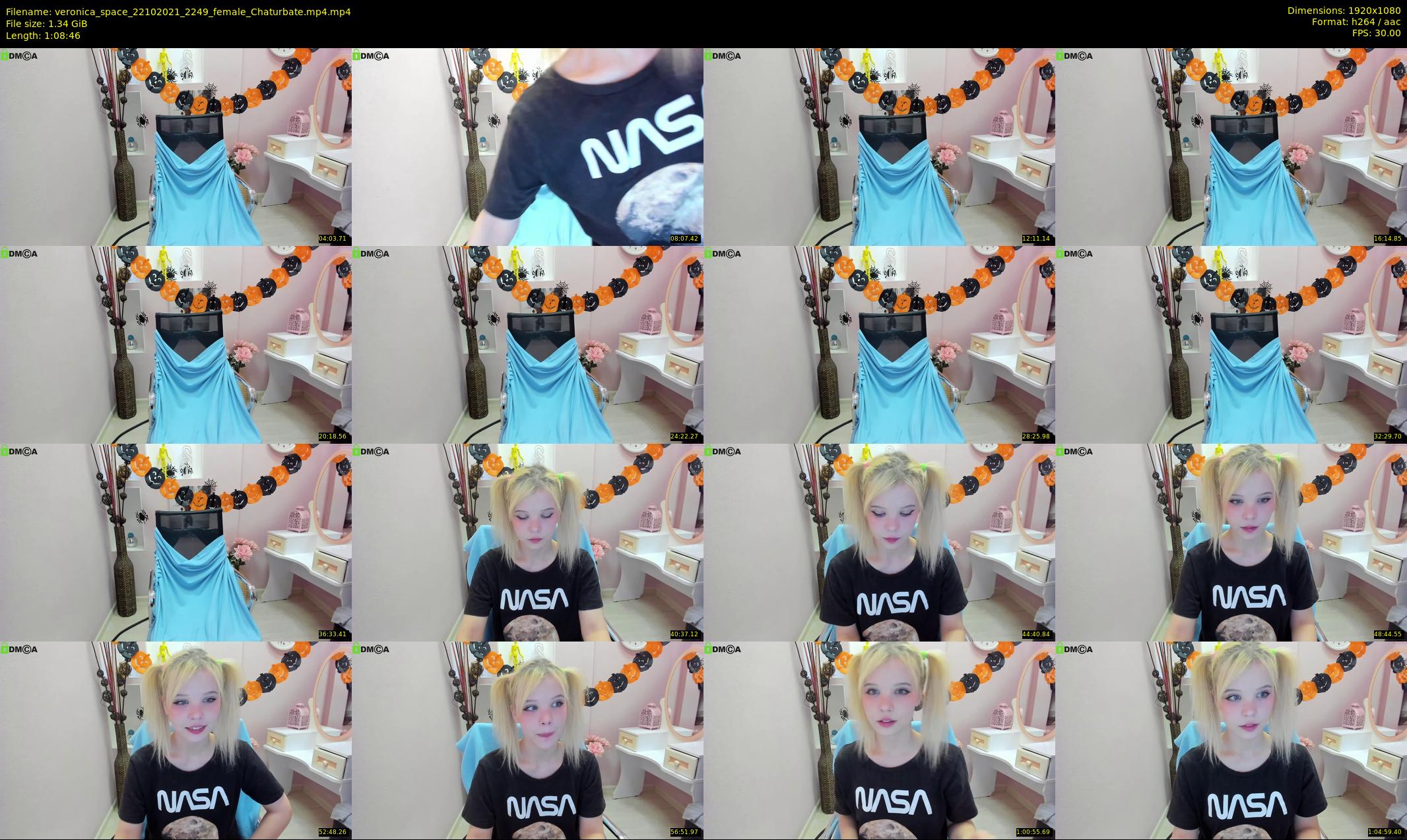 veronica_space — 69 minute Chaturbate female cam show recording, 1080p, Oct 22, 2021