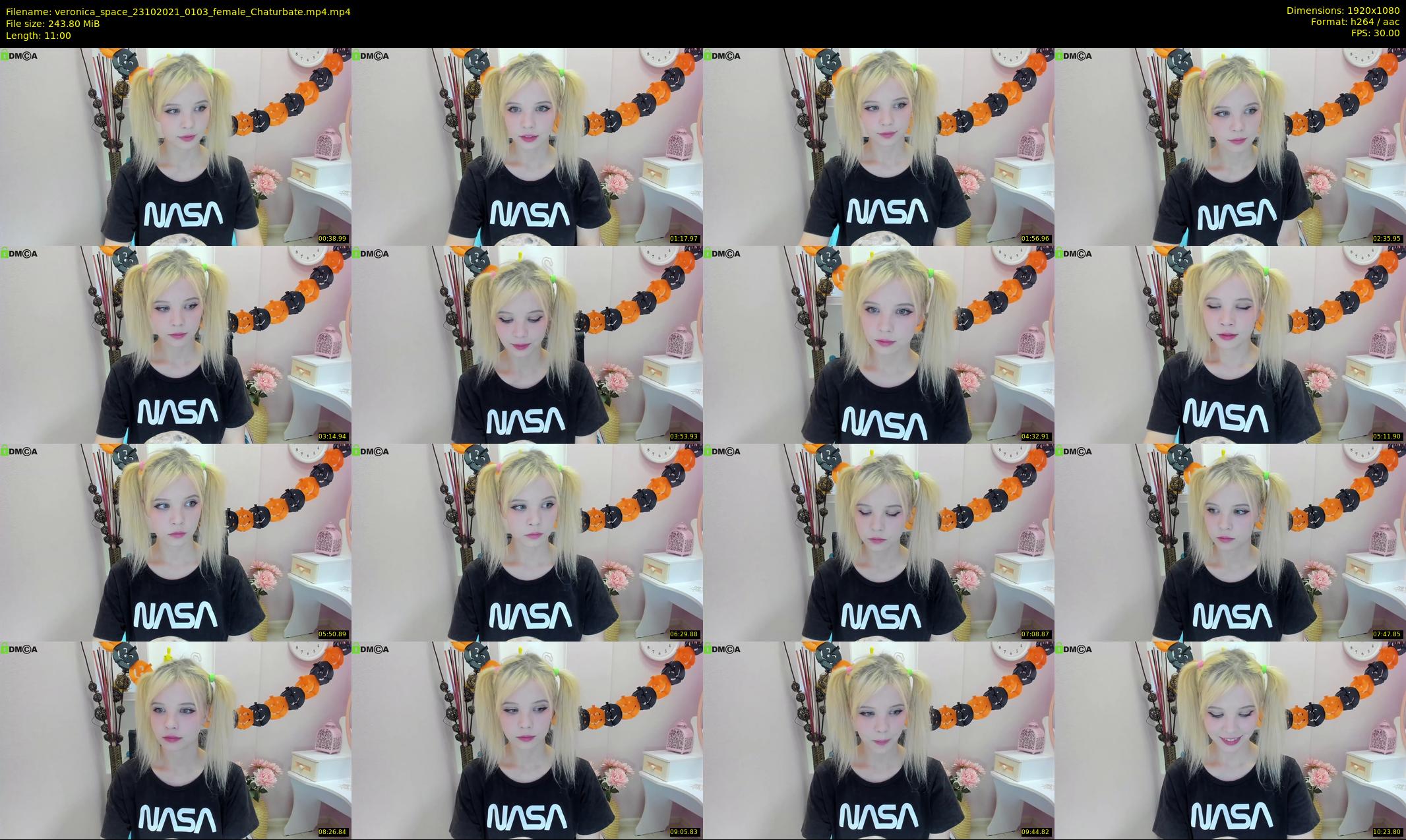 veronica_space — 11 minute Chaturbate female cam show recording, 1080p, Oct 23, 2021