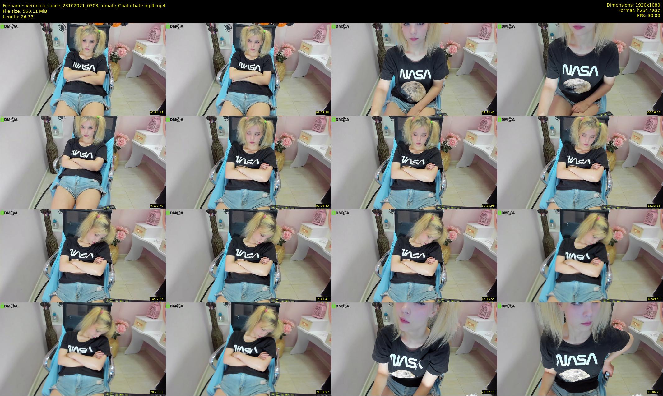 veronica_space — 27 minute Chaturbate female cam show recording, 1080p, Oct 23, 2021