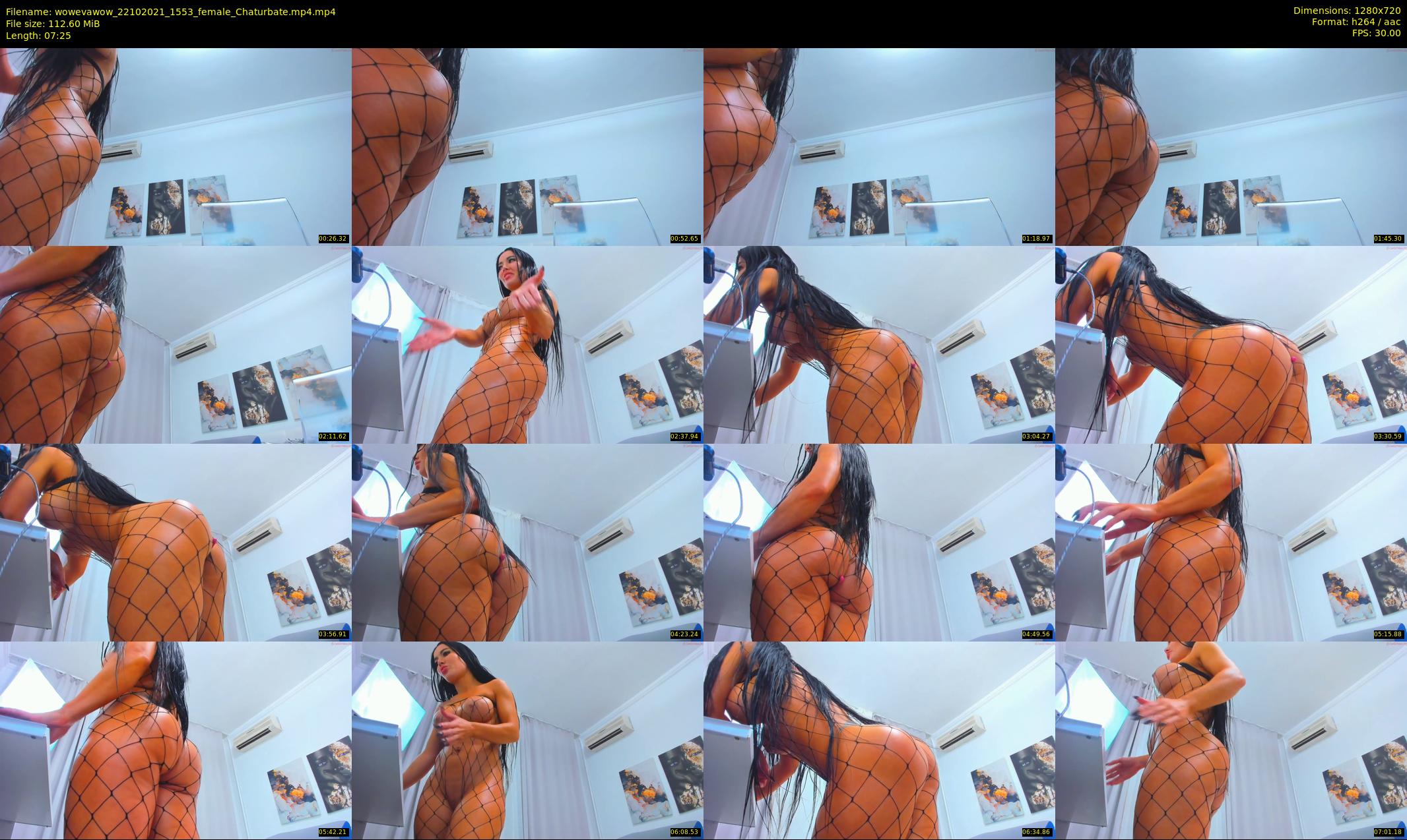 wowevawow — 8 minute Chaturbate female cam show recording, 720p, Oct 22, 2021