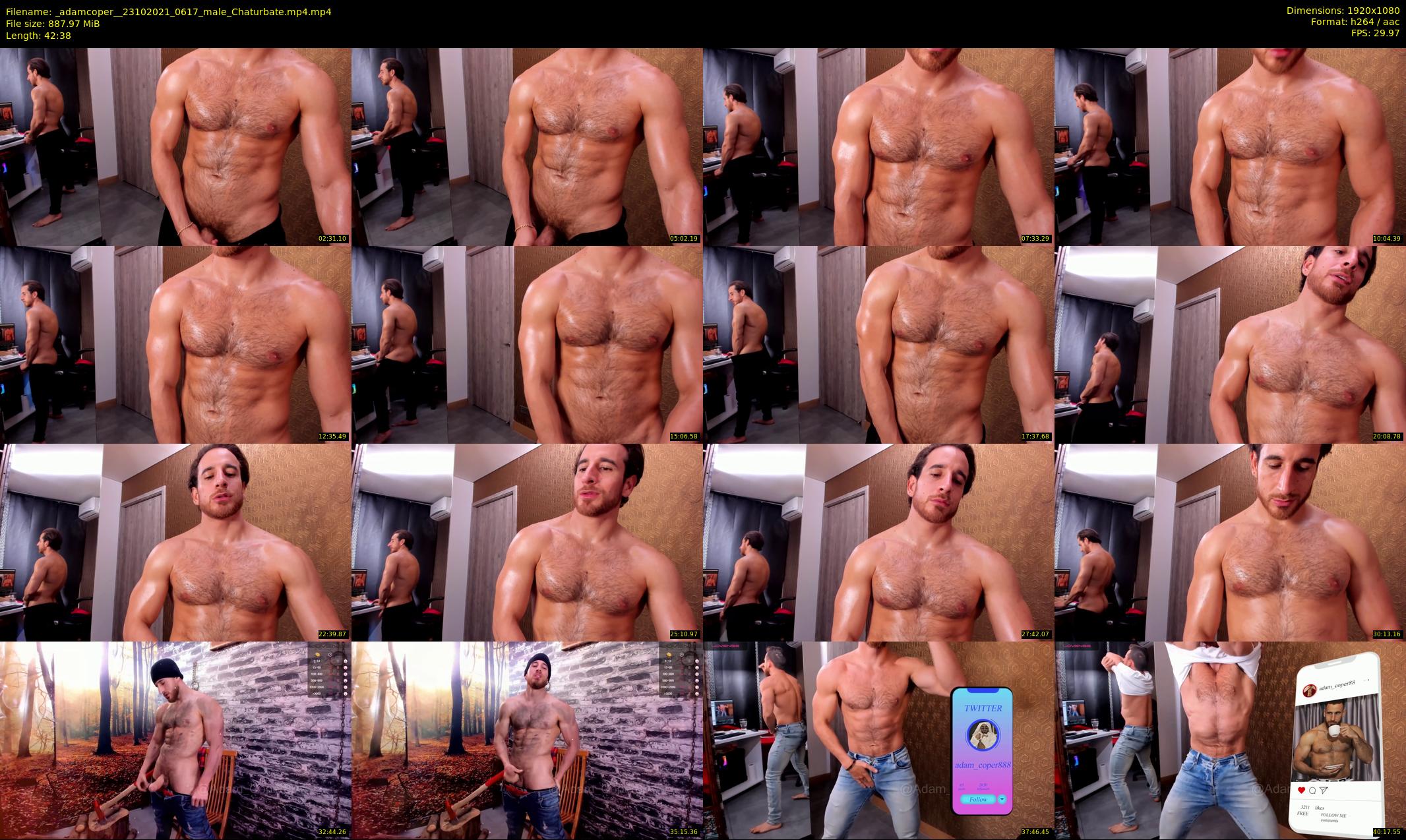 _adamcoper_ — 43 minute Chaturbate male cam show recording, 1080p, Oct 23, 2021