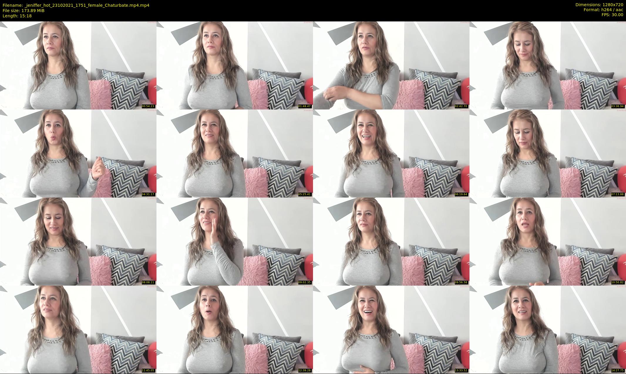 _jeniffer_hot — 16 minute Chaturbate female cam show recording, 720p, Oct 23, 2021