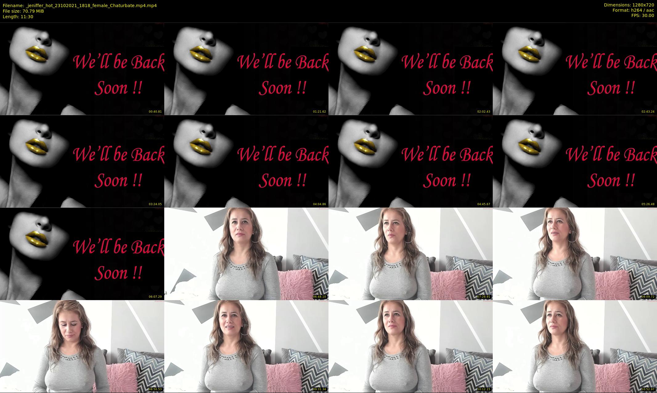 _jeniffer_hot — 12 minute Chaturbate female cam show recording, 720p, Oct 23, 2021