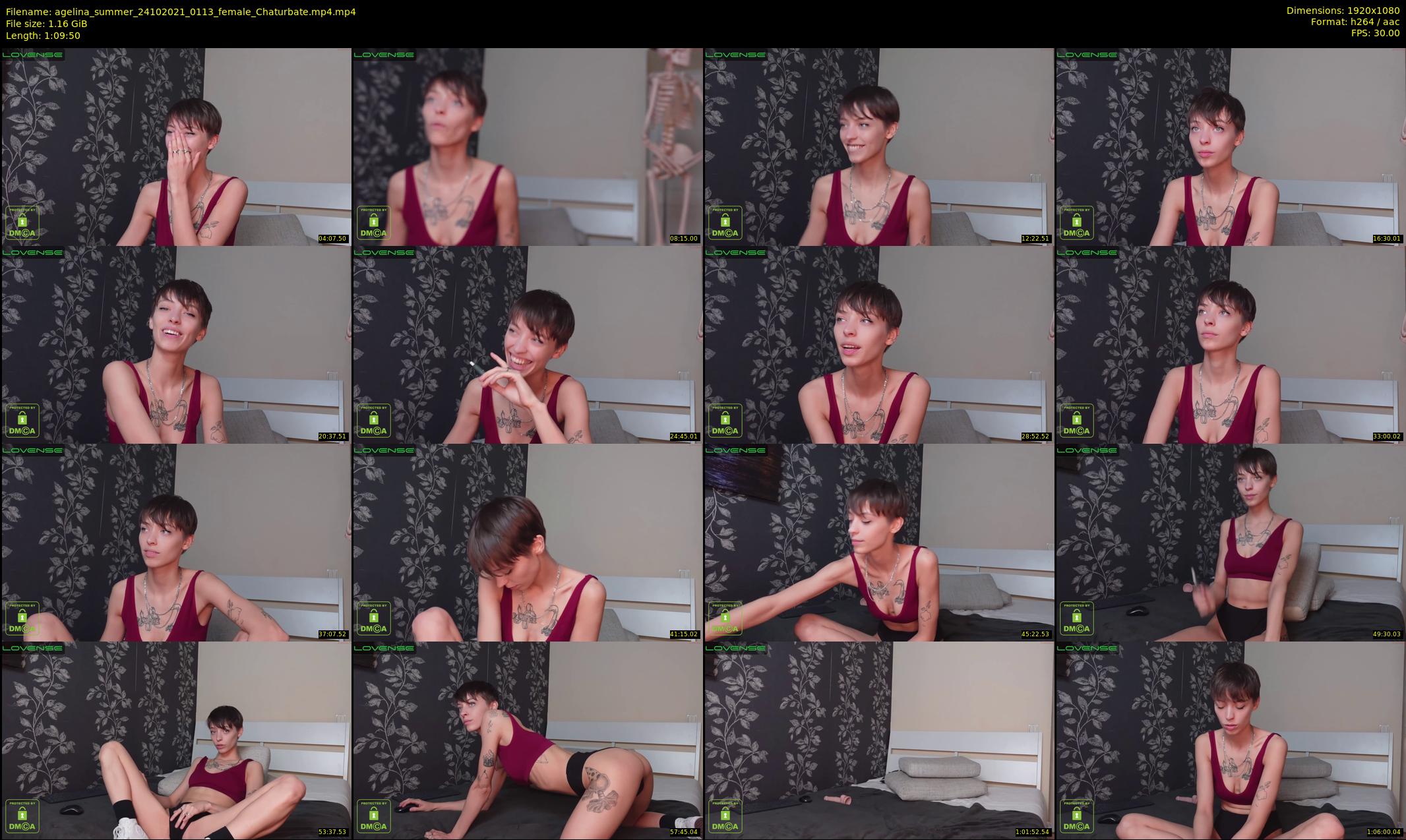 agelina_summer — 70 minute Chaturbate female cam show recording, 1080p, Oct 24, 2021