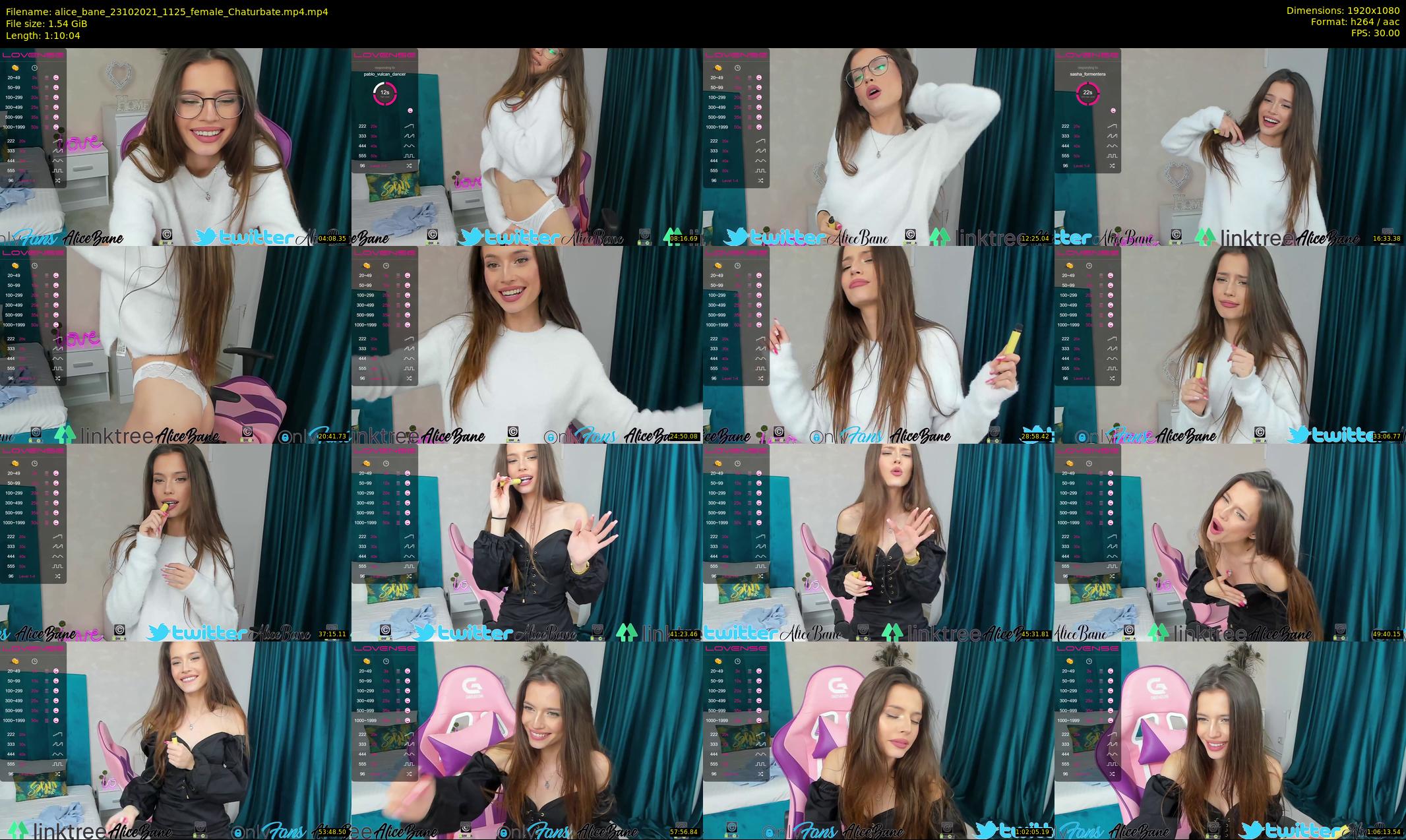 alice_bane — 71 minute Chaturbate female cam show recording, 1080p, Oct 23, 2021