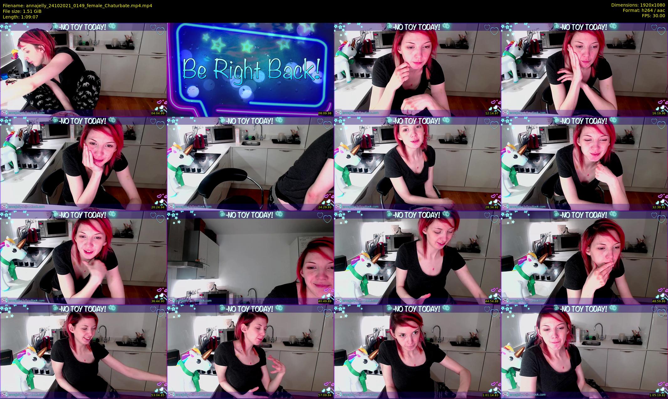 annajelly — 70 minute Chaturbate couple cam show recording, 1080p, Oct 24, 2021
