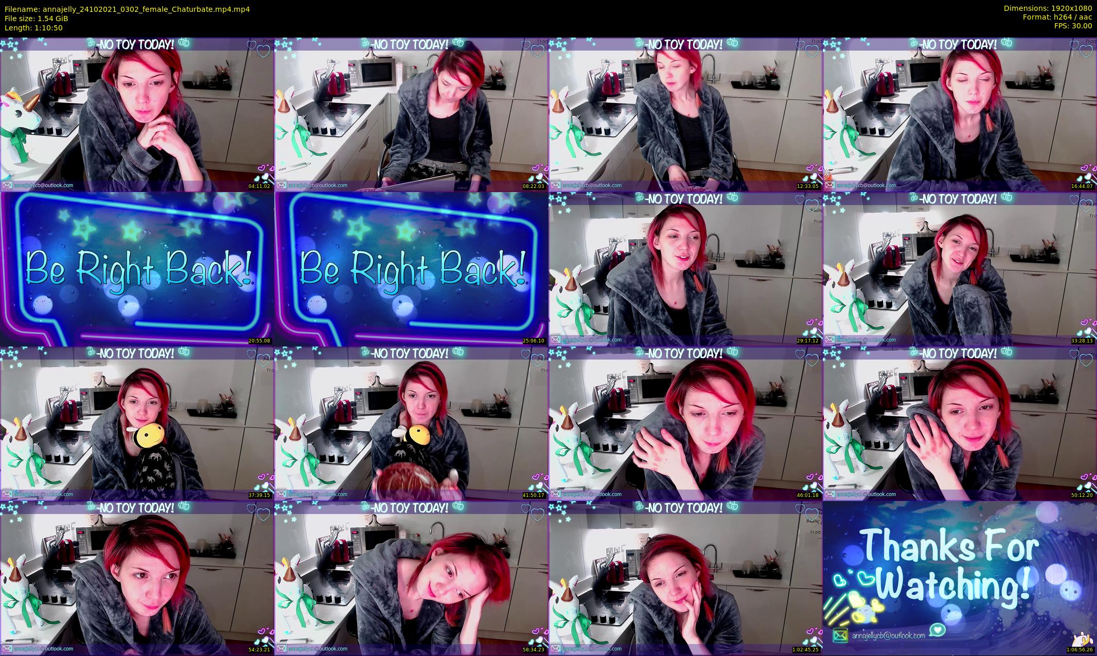 annajelly — 71 minute Chaturbate couple cam show recording, 1080p, Oct 24, 2021