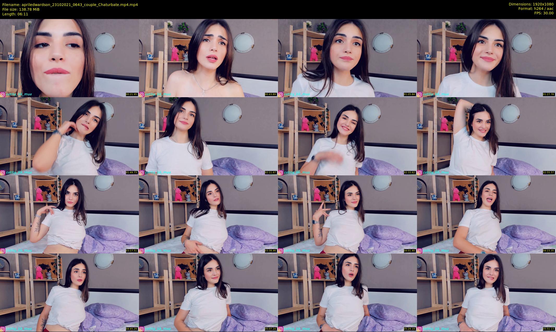 apriledwardson — 7 minute Chaturbate couple cam show recording, 1080p, Oct 23, 2021