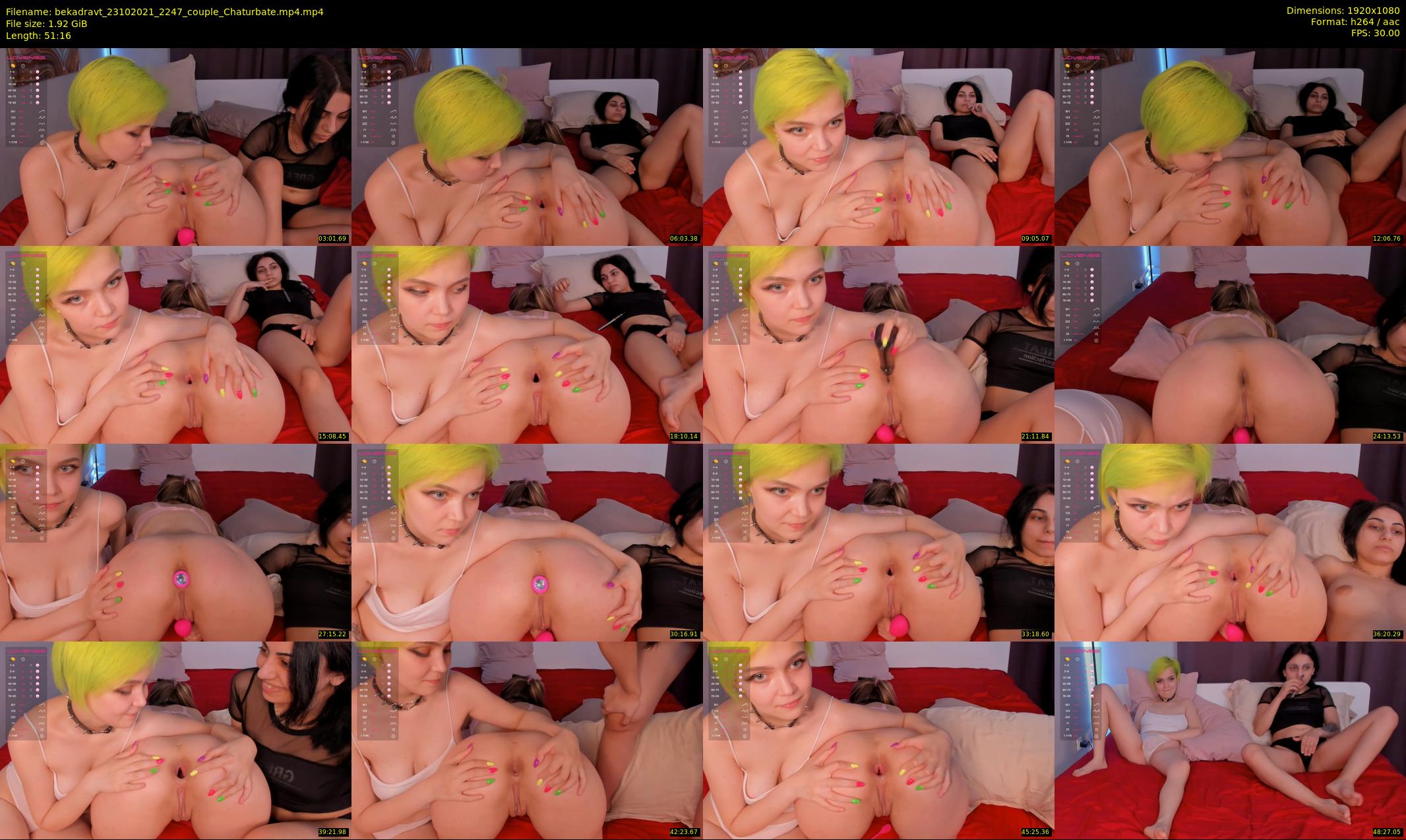 bekadravt — 52 minute Chaturbate couple cam show recording, 1080p, Oct 23, 2021