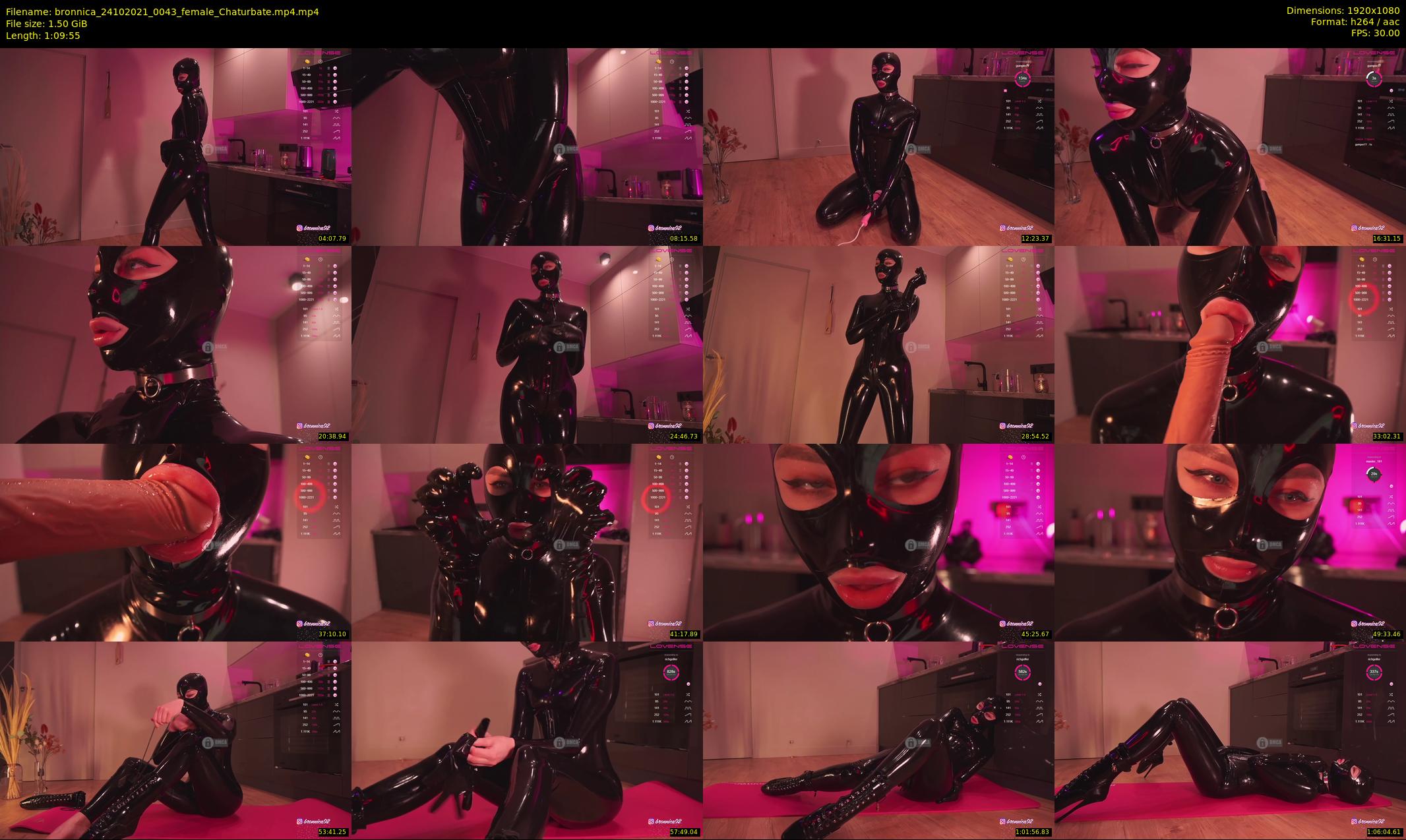 bronnica — 70 minute Chaturbate female cam show recording, 1080p, Oct 24, 2021