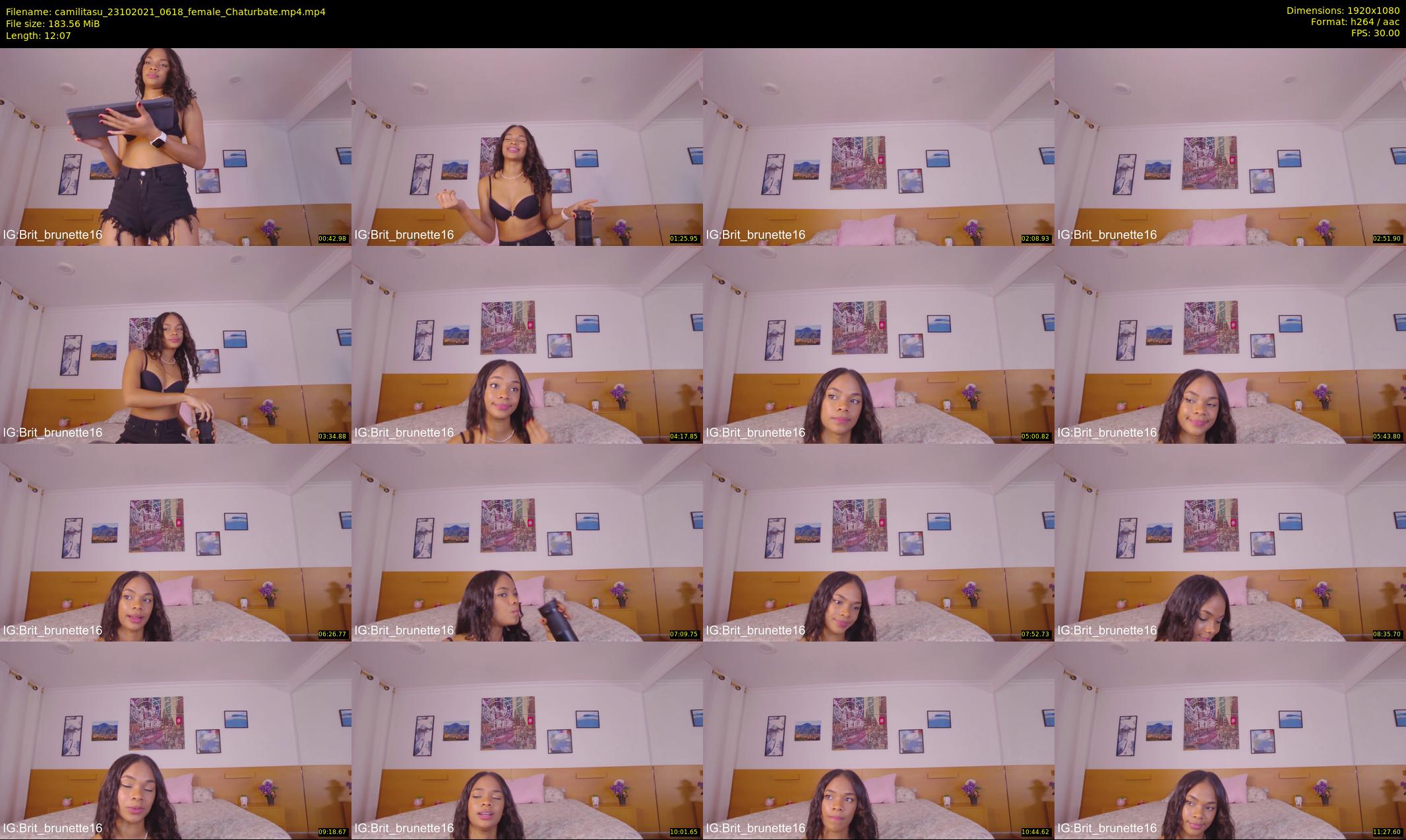 camilitasu — 13 minute Chaturbate female cam show recording, 1080p, Oct 23, 2021