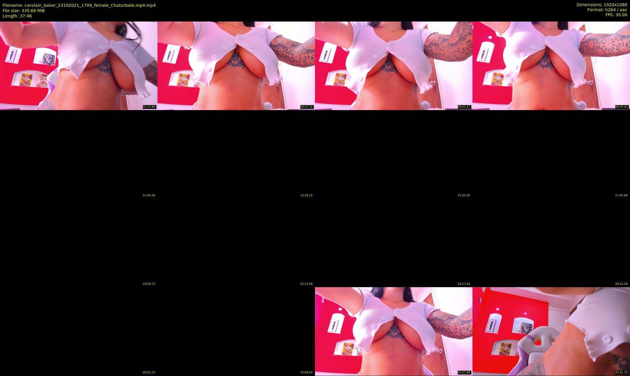 carolain_baker — 38 minute Chaturbate female cam show recording, 1080p, Oct 23, 2021