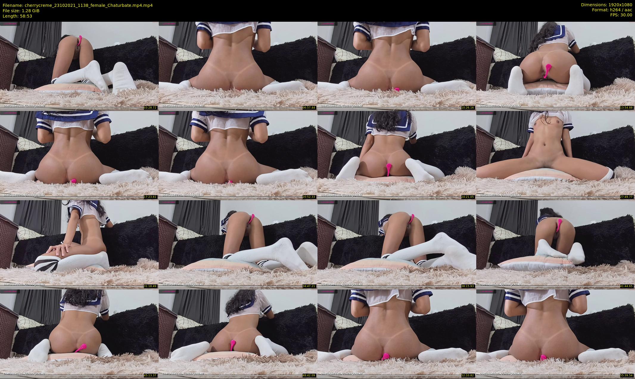 cherrycreme — 59 minute Chaturbate female cam show recording, 1080p, Oct 23, 2021