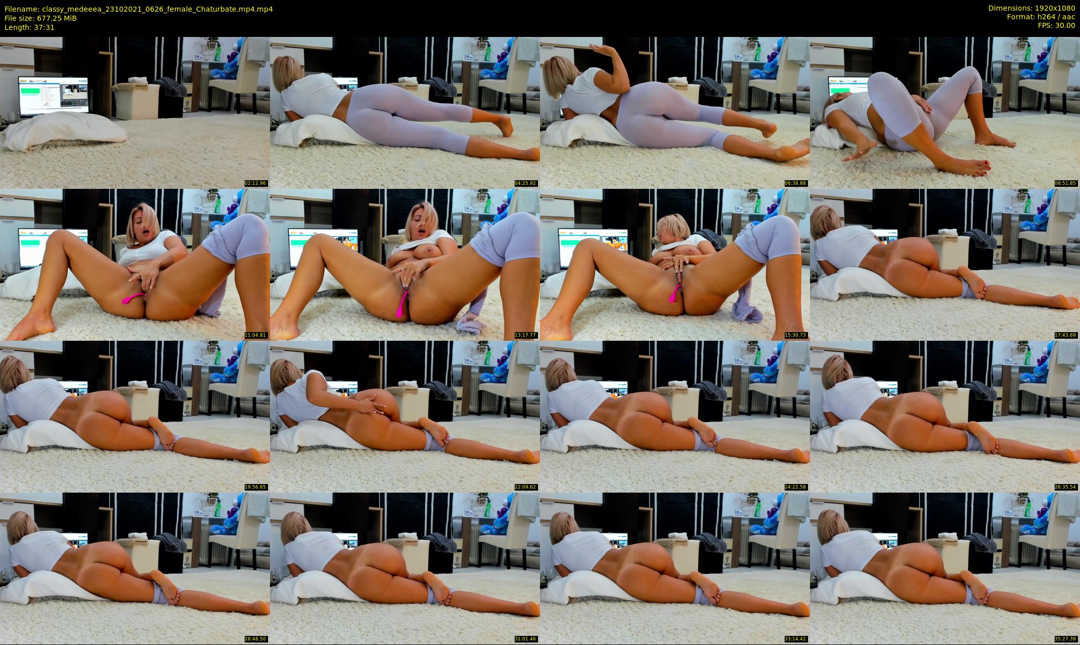 classy_medeeea — 38 minute Chaturbate female cam show recording, 1080p, Oct 23, 2021