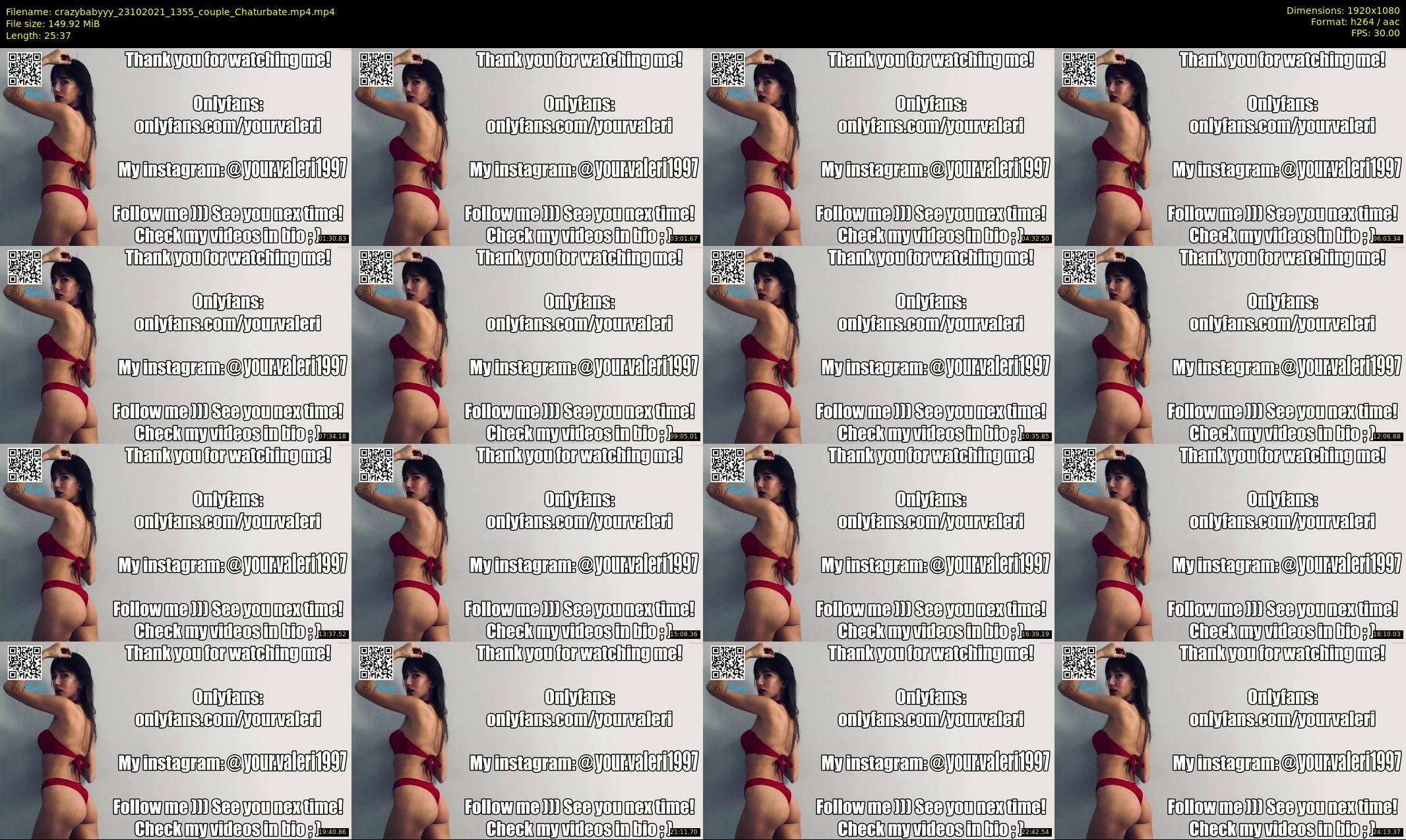 crazybabyyy — 26 minute Chaturbate couple cam show recording, 1080p, Oct 23, 2021