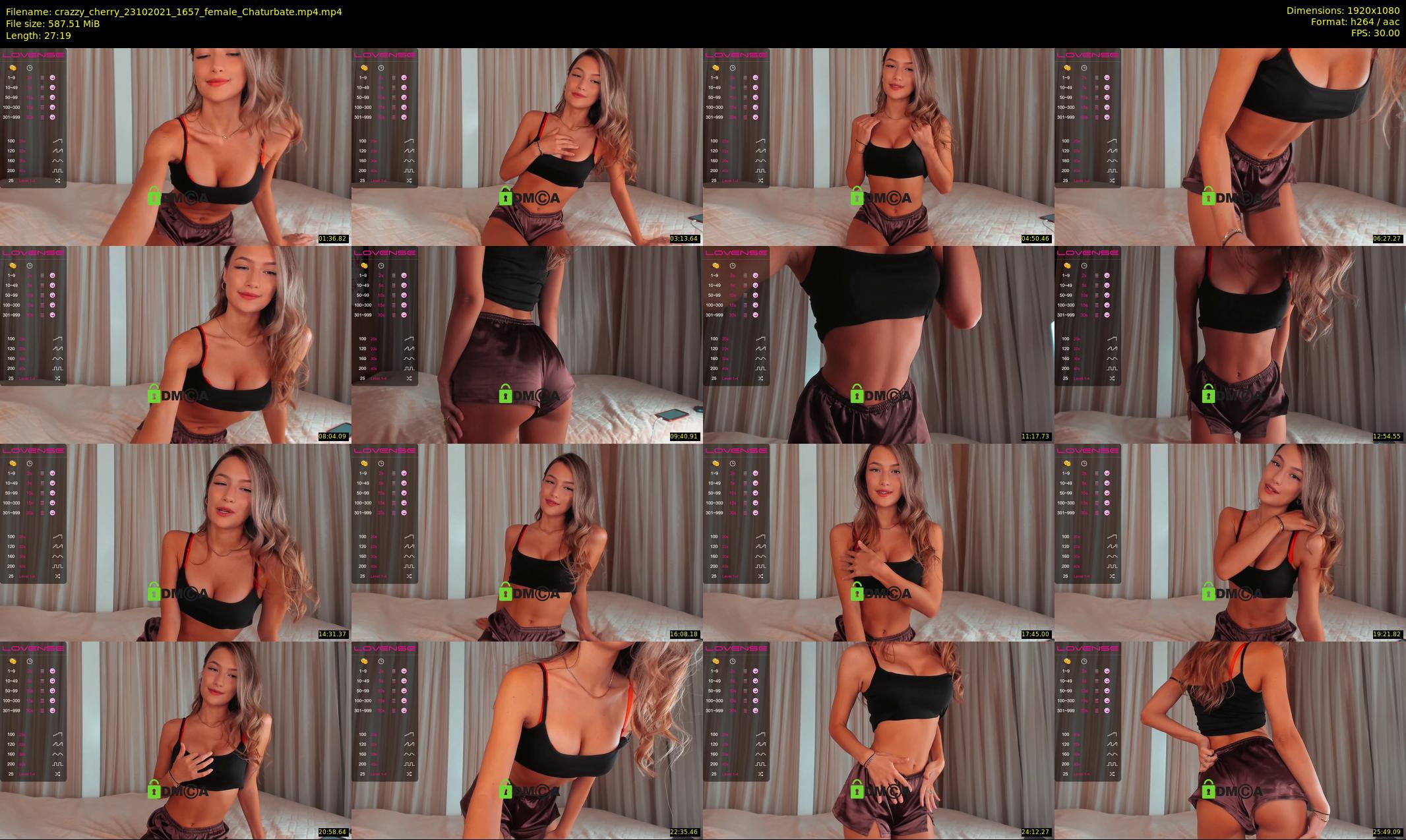 crazzy_cherry — 28 minute Chaturbate female cam show recording, 1080p, Oct 23, 2021