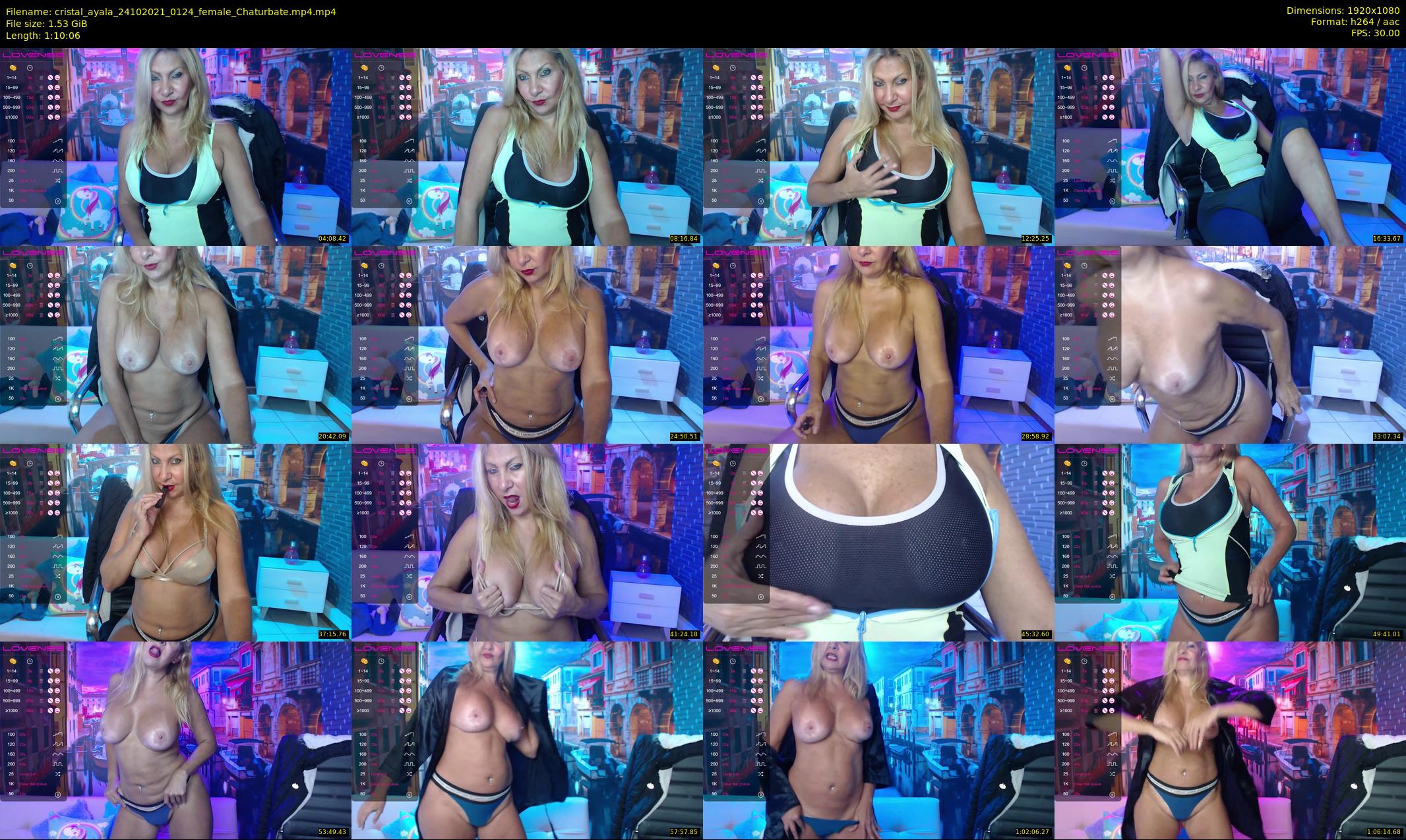 cristal_ayala — 71 minute Chaturbate female cam show recording, 1080p, Oct 24, 2021