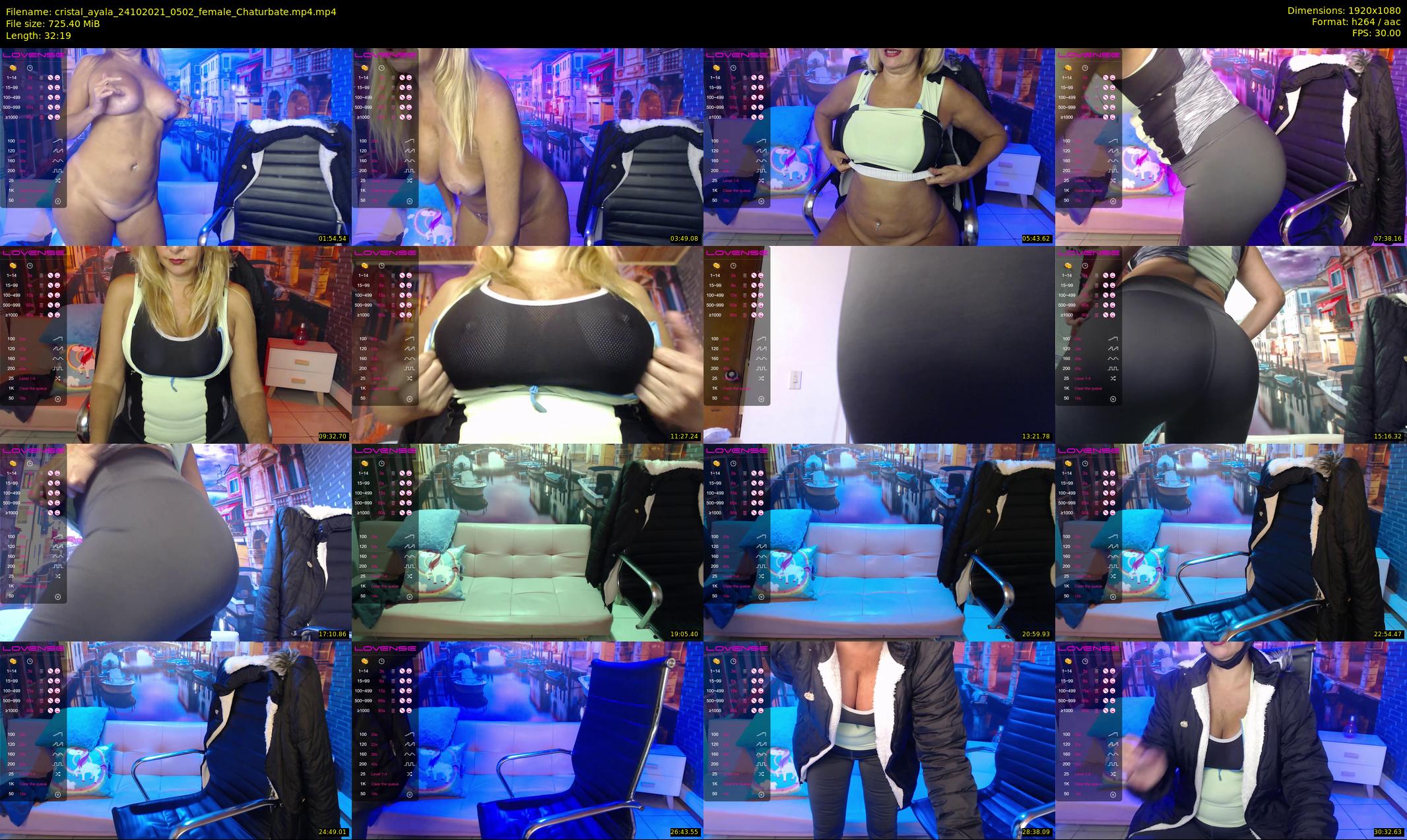 cristal_ayala — 33 minute Chaturbate female cam show recording, 1080p, Oct 24, 2021